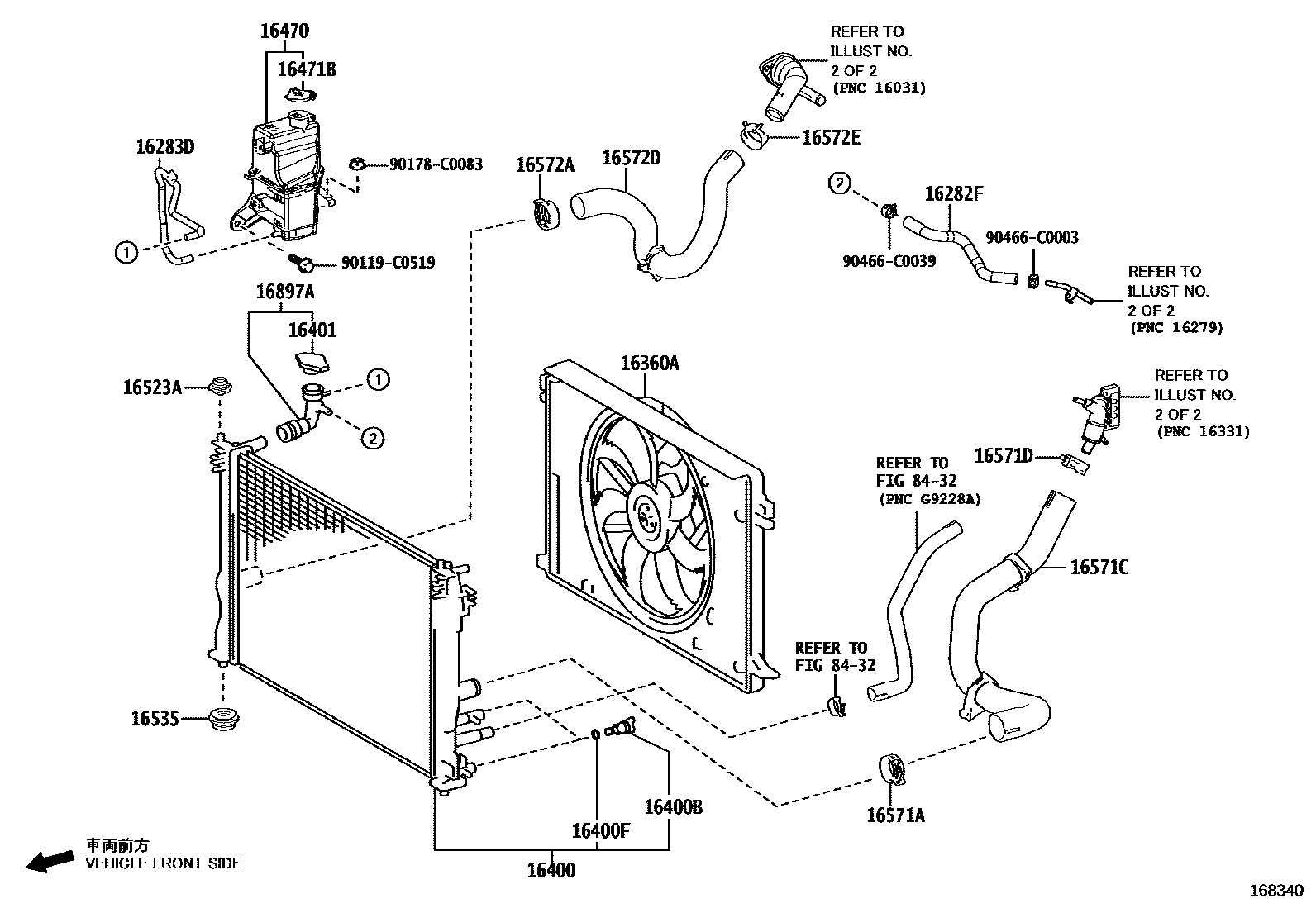 1603 — RADIATOR & WATER OUTLET