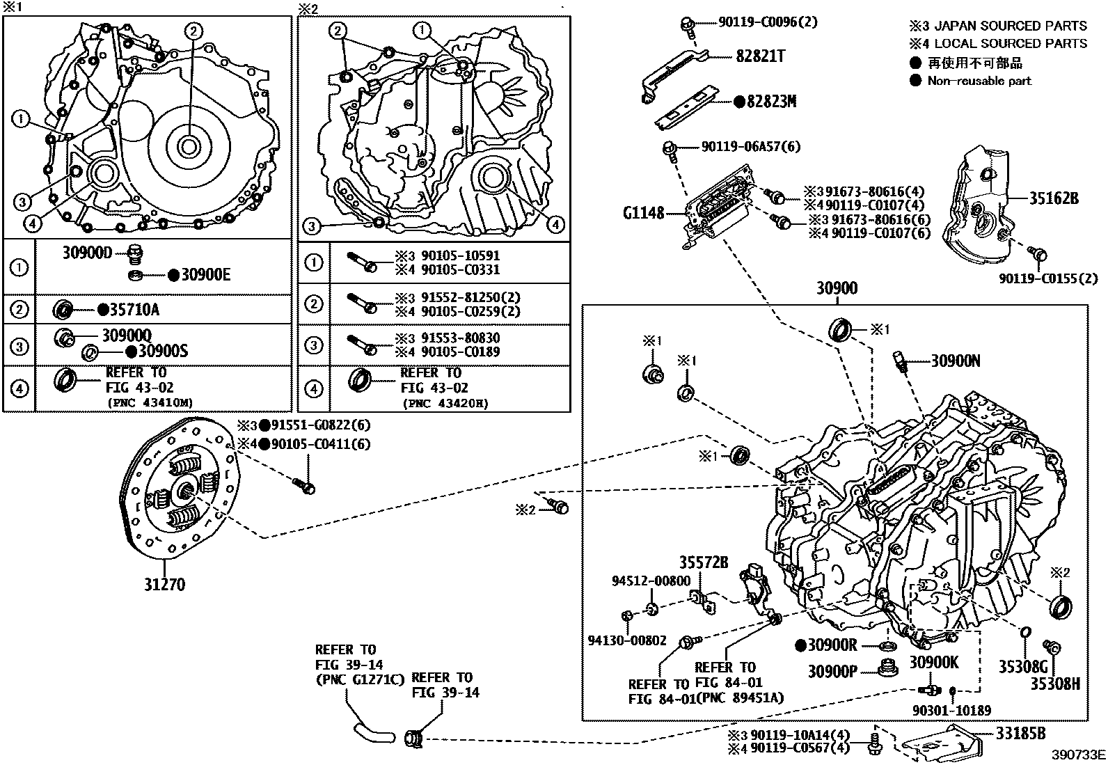 3901 — TRANSAXLE ASSY(HEV OR BEV OR FCEV)