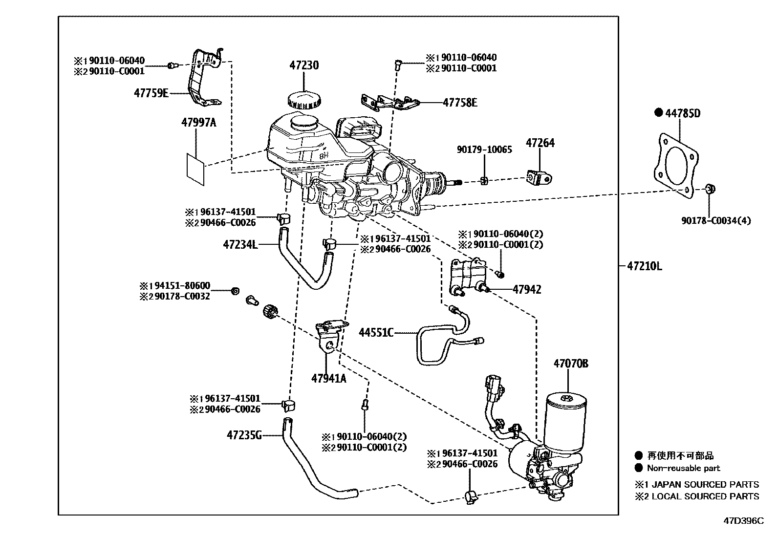 4702 — BRAKE MASTER CYLINDER