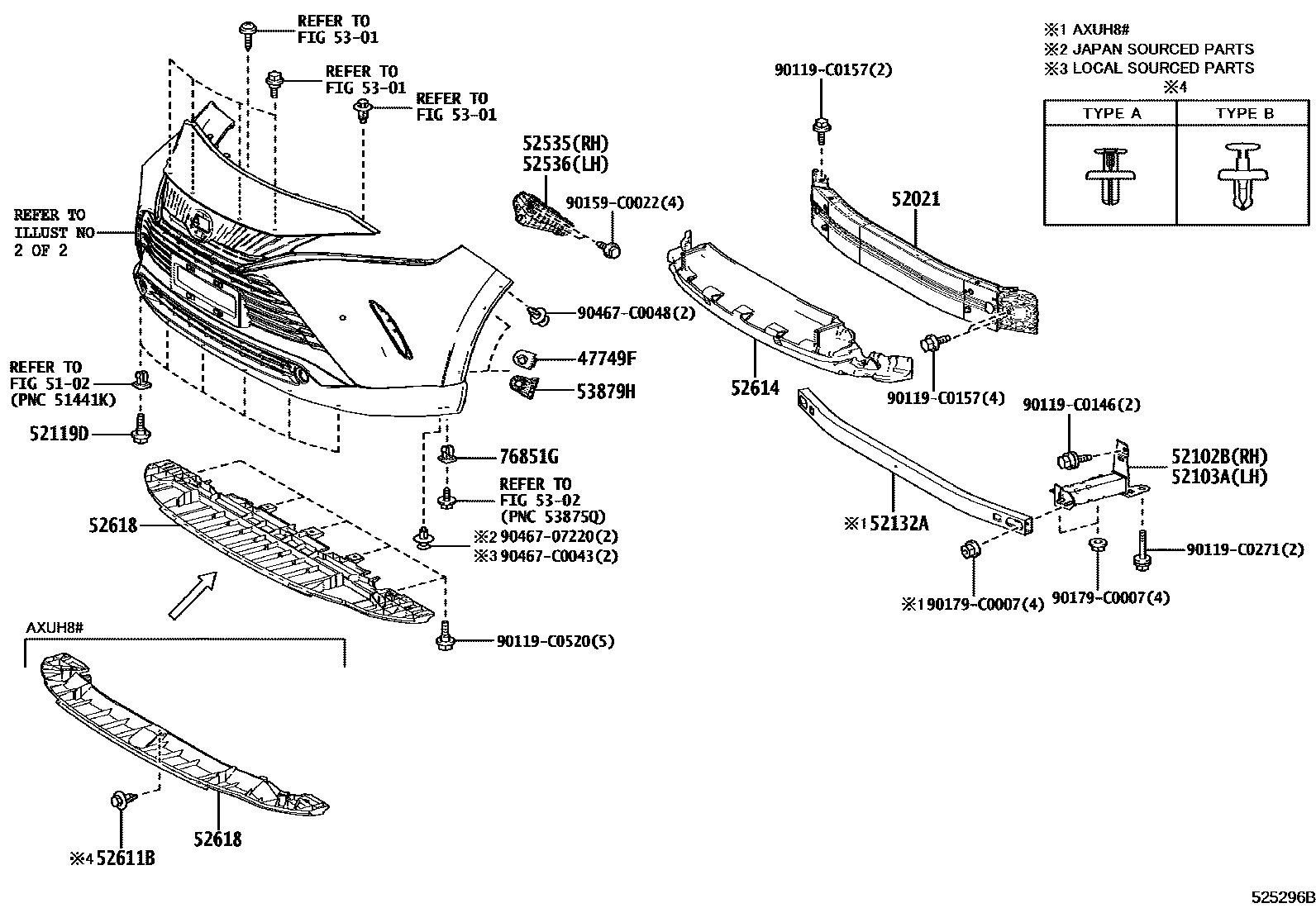 5201 — FRONT BUMPER & BUMPER STAY