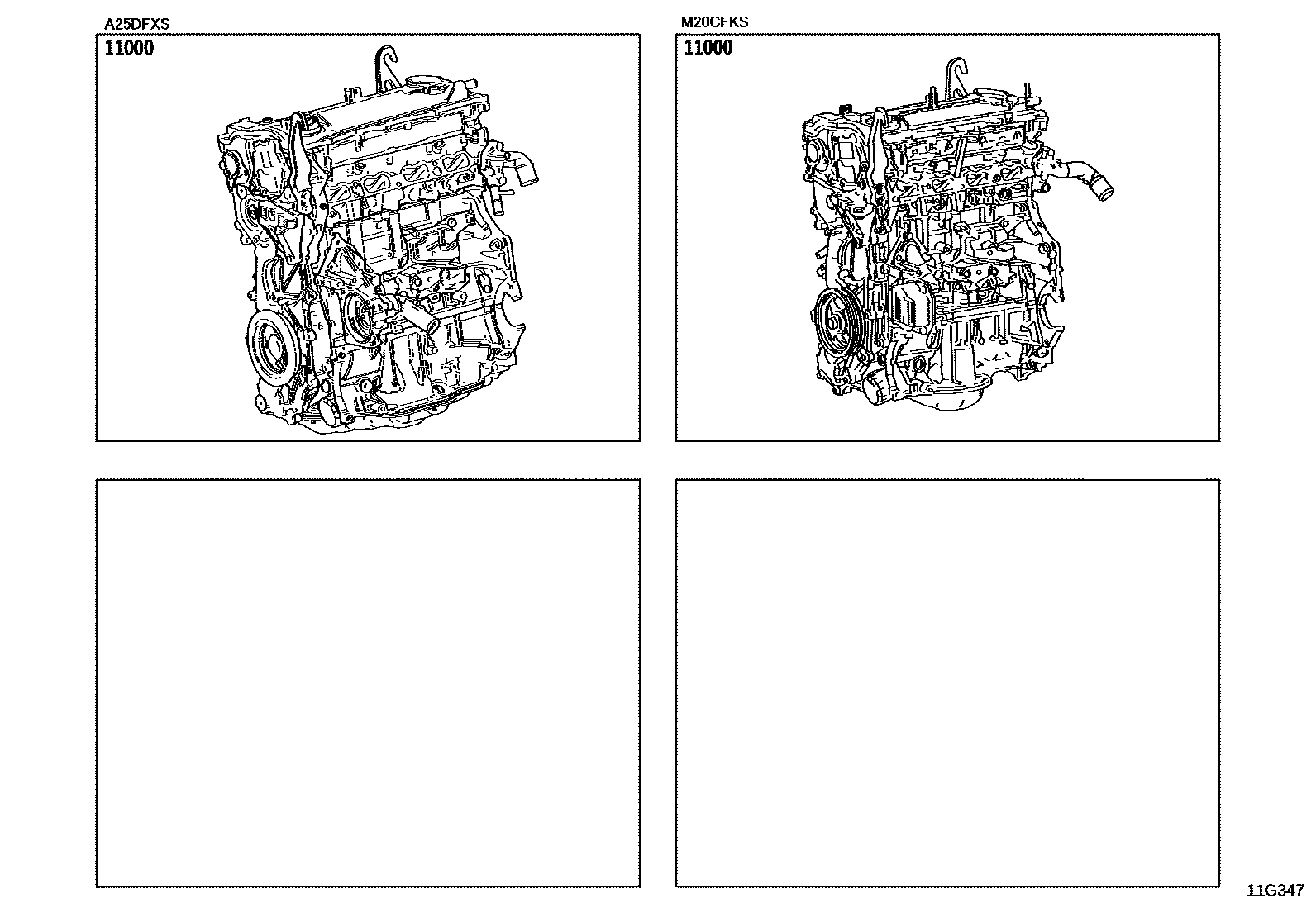 1101 — PARTIAL ENGINE ASSEMBLY