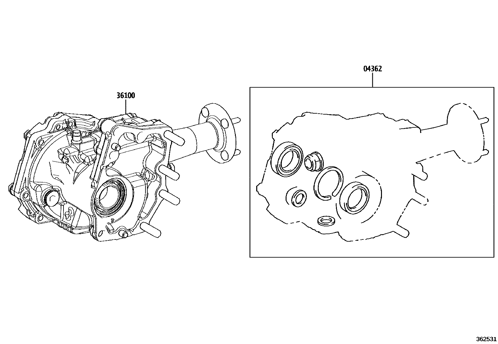 3608 — TRANSFER ASSEMBLY & GASKET KIT