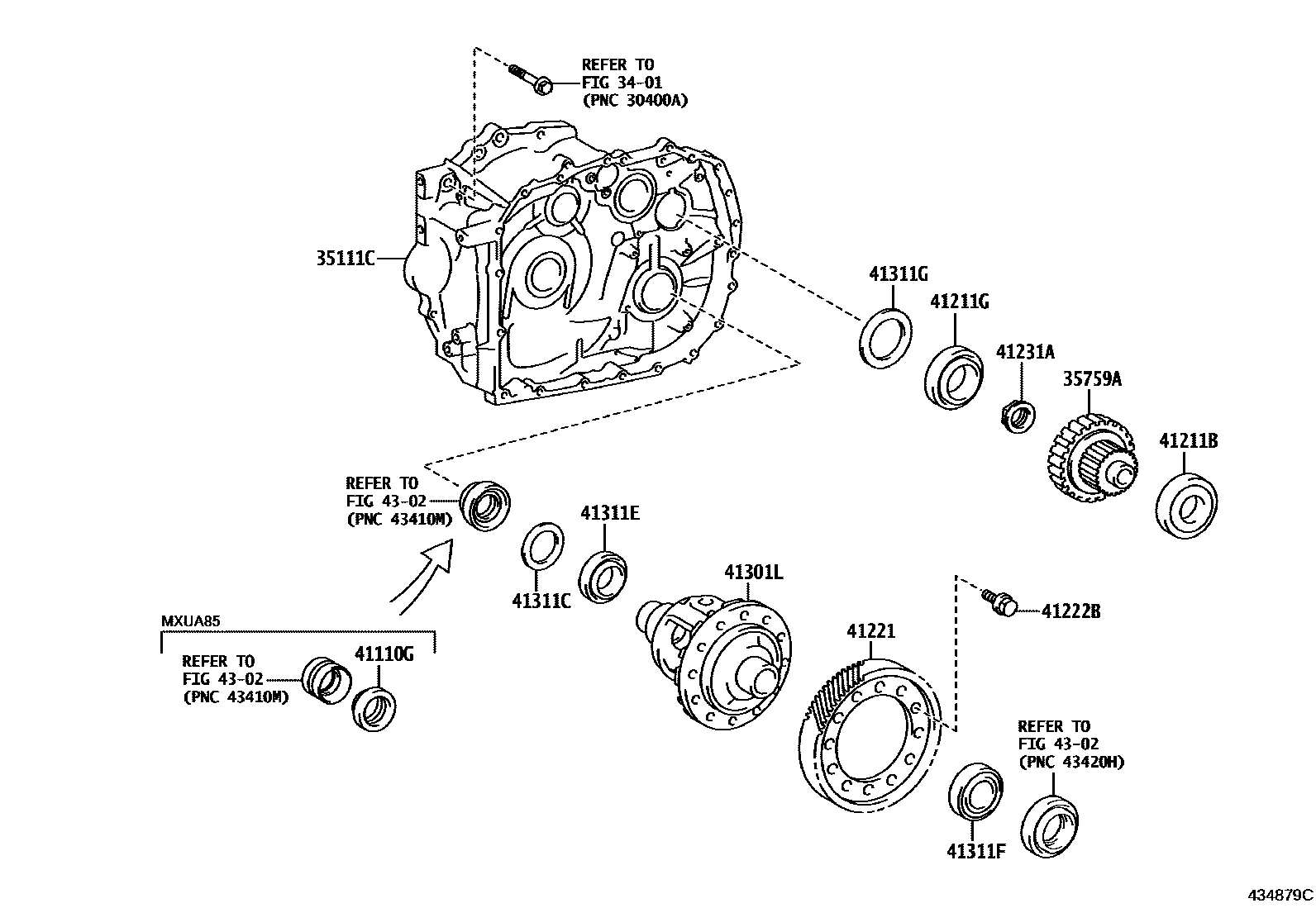 4301 — FRONT AXLE HOUSING & DIFFERENTIAL