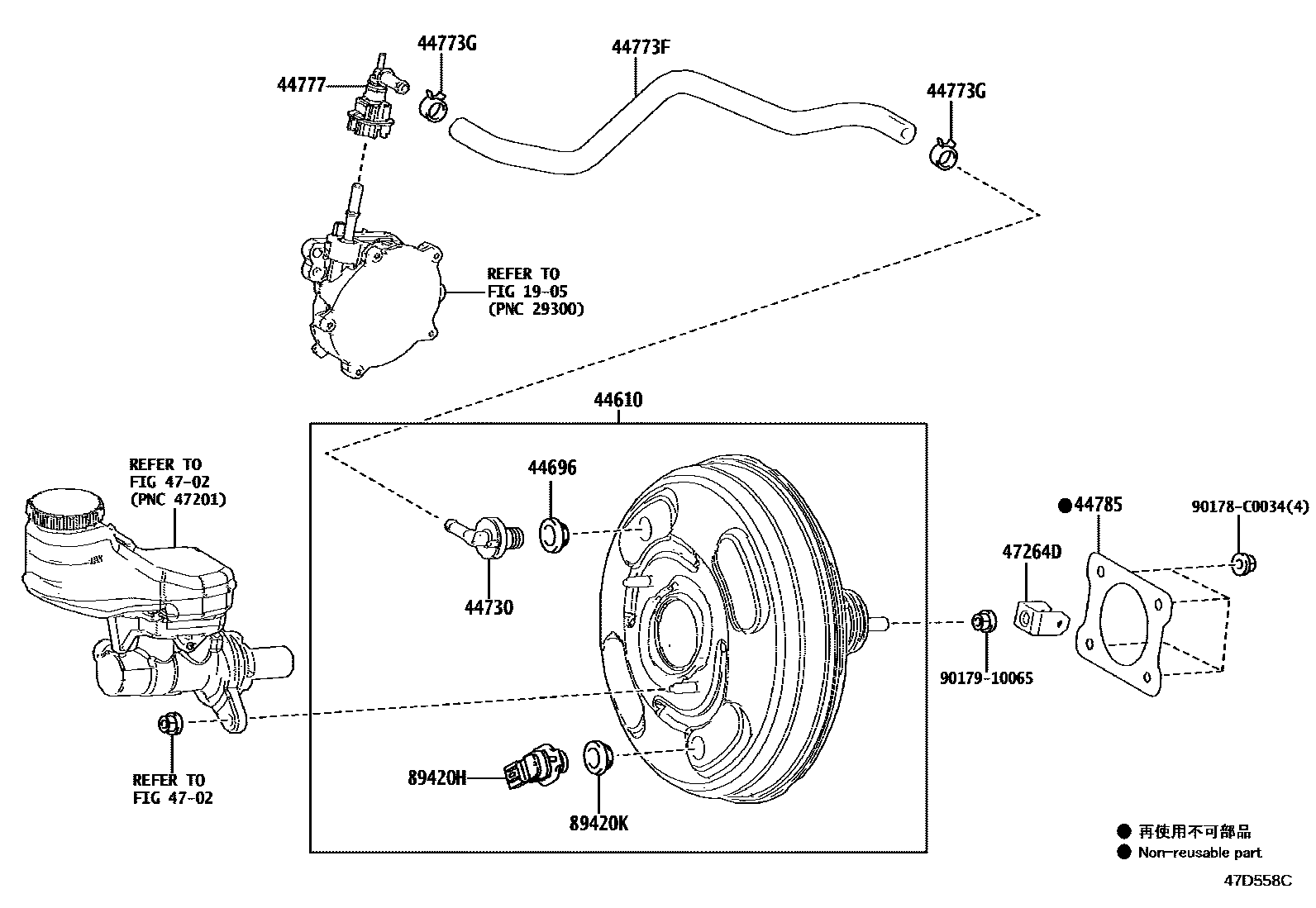 4703 — BRAKE BOOSTER & VACUUM TUBE