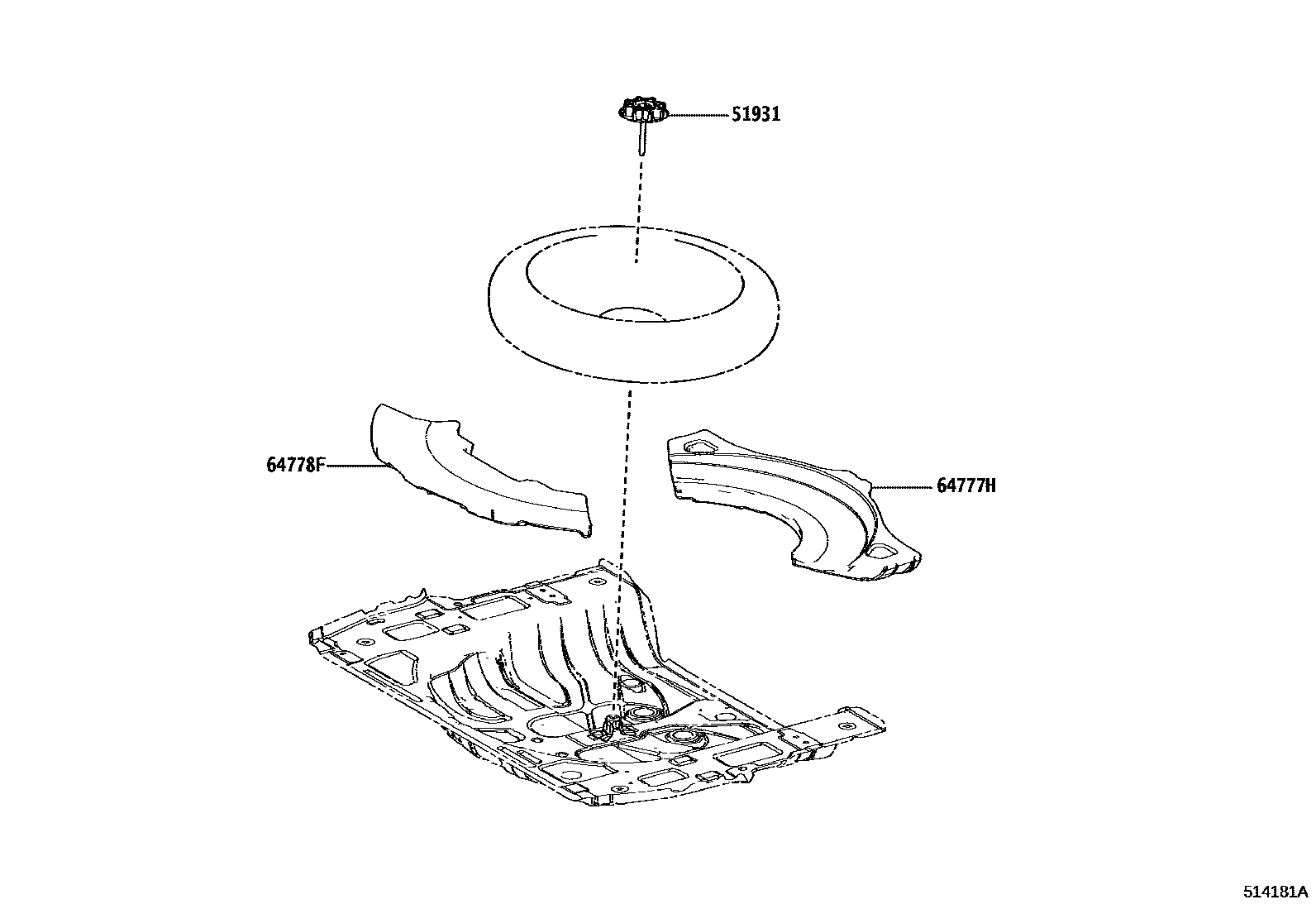5104 — SPARE WHEEL CARRIER