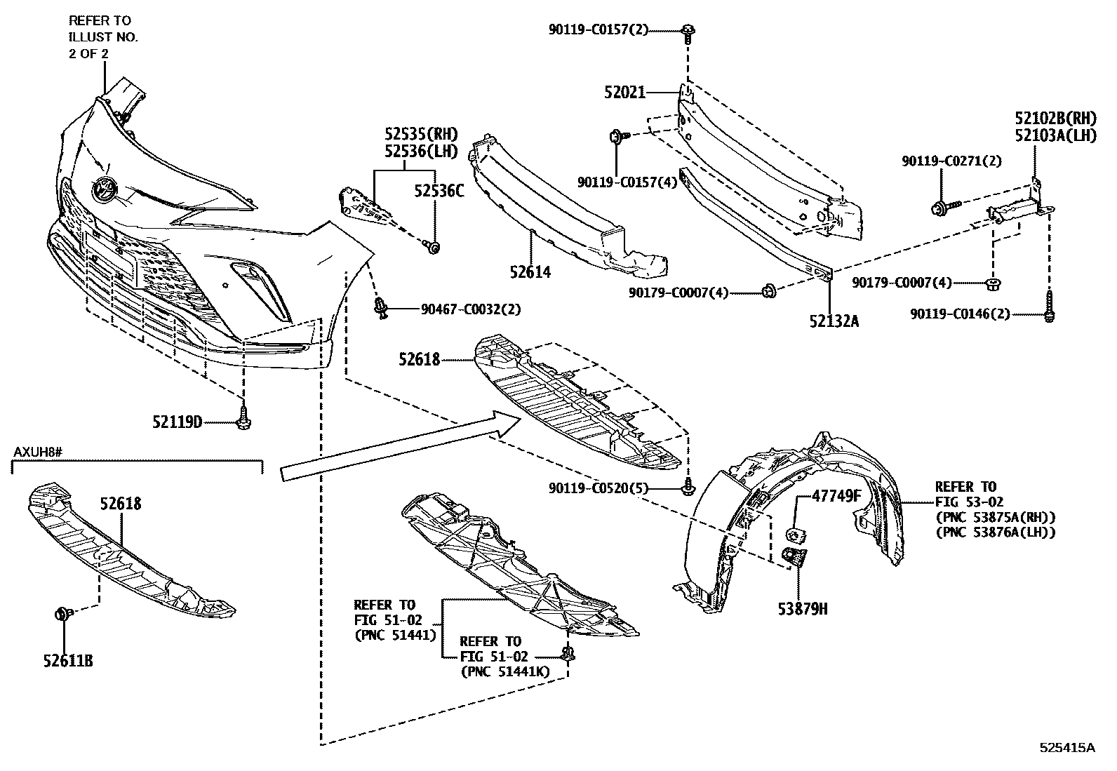 5201 — FRONT BUMPER & BUMPER STAY