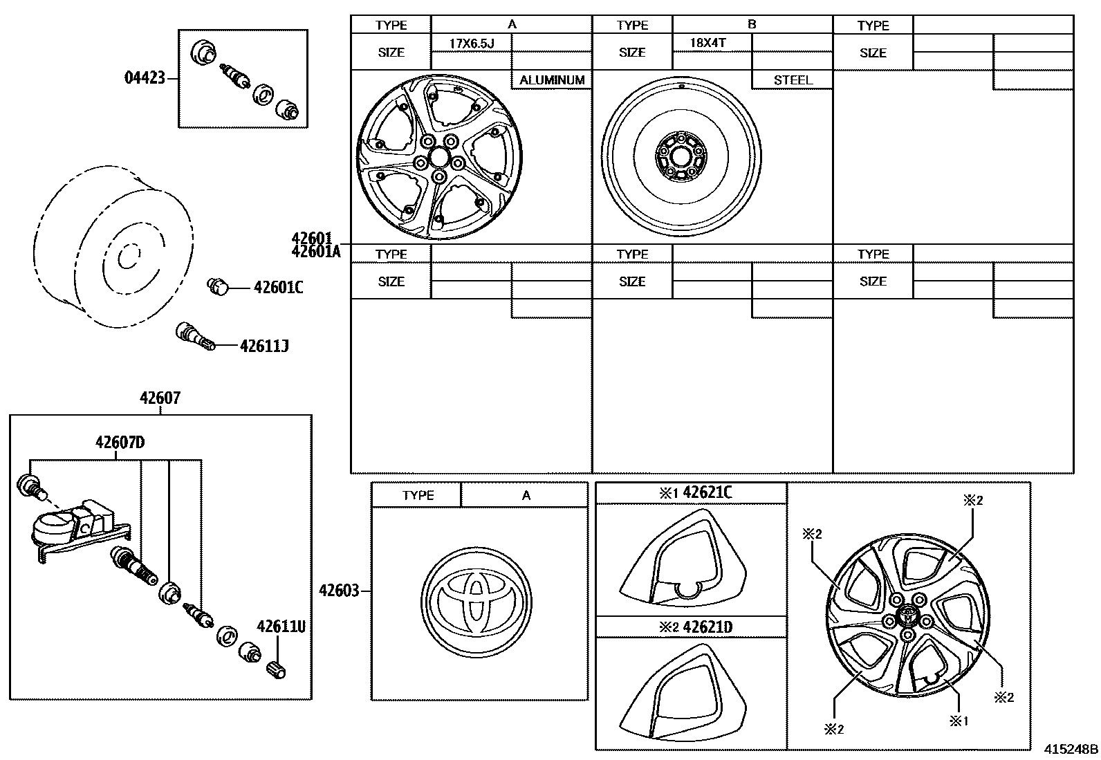 4103 — DISC WHEEL & WHEEL CAP