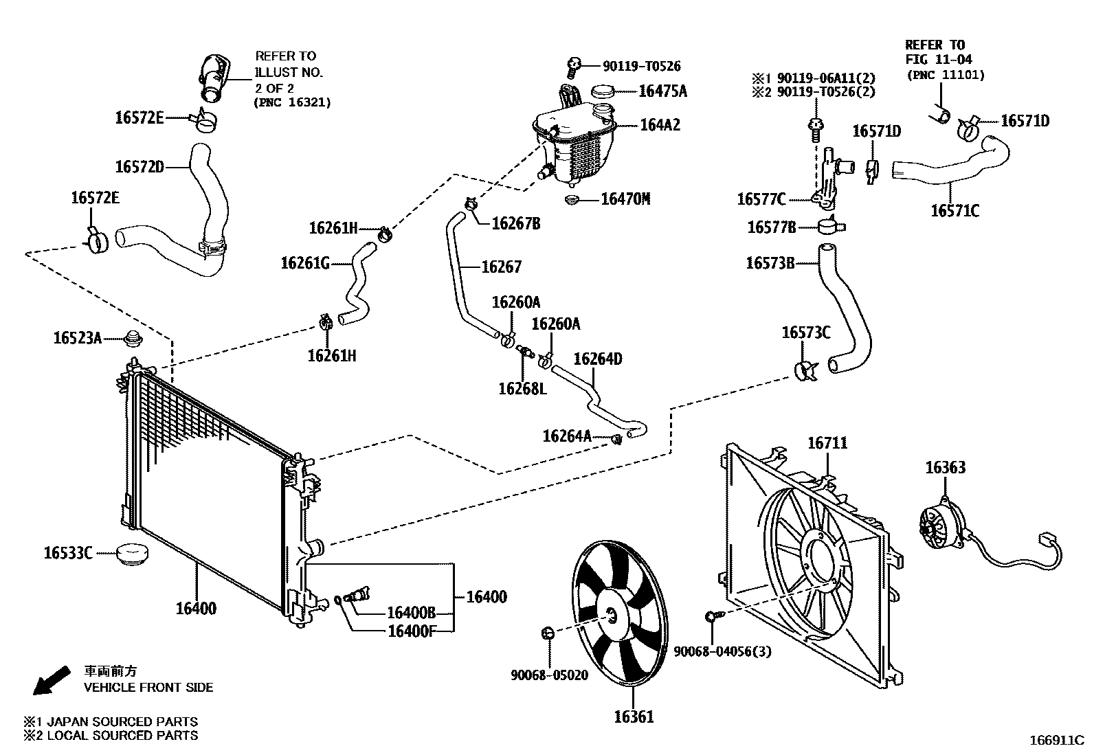 1603 — RADIATOR & WATER OUTLET