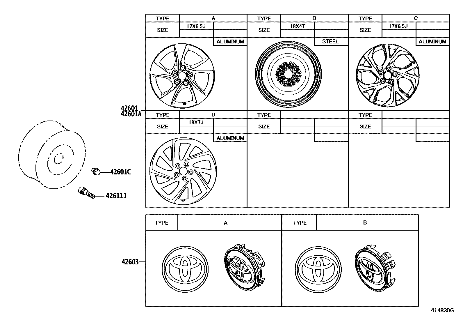 4103 — DISC WHEEL & WHEEL CAP