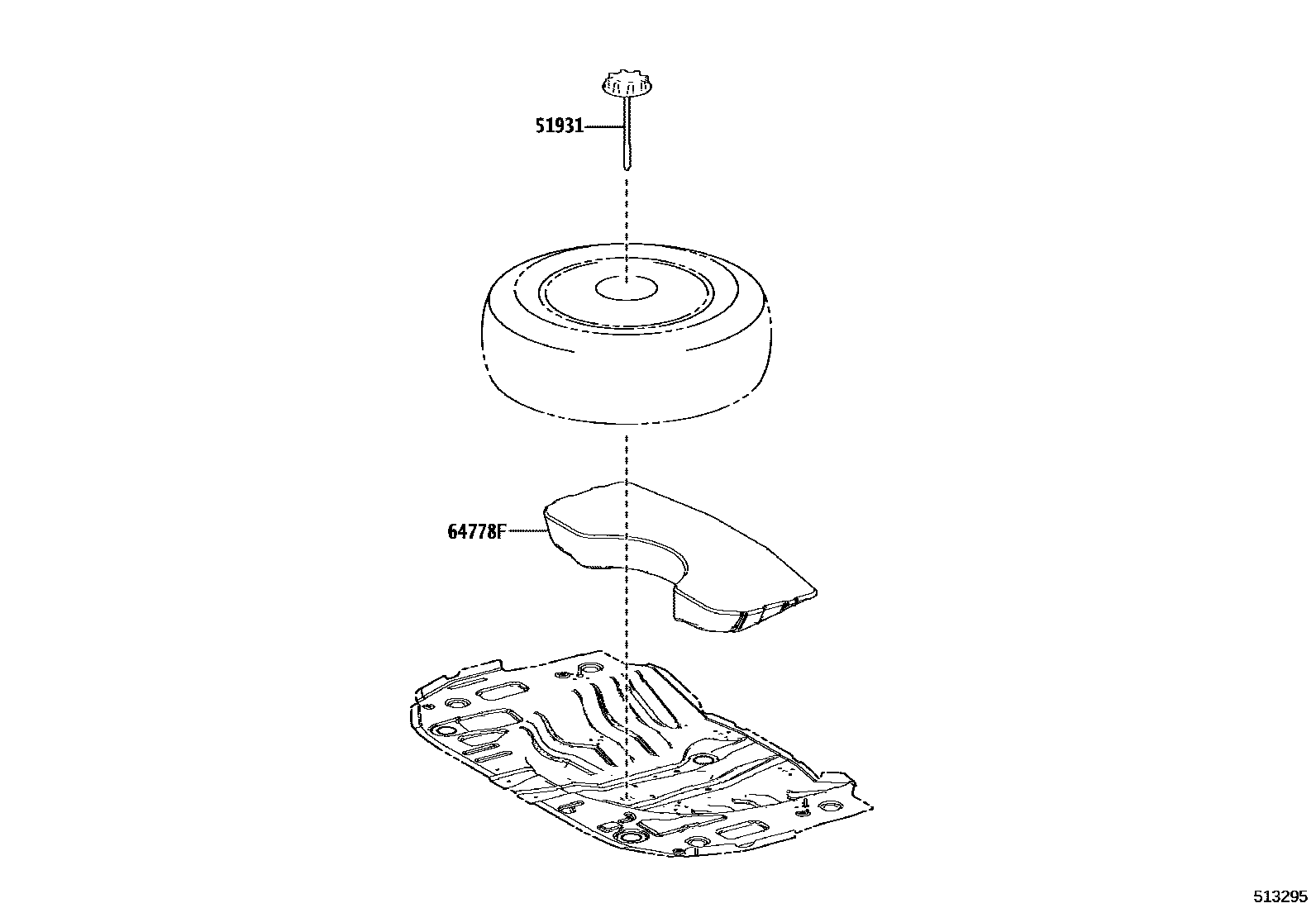 5104 — SPARE WHEEL CARRIER