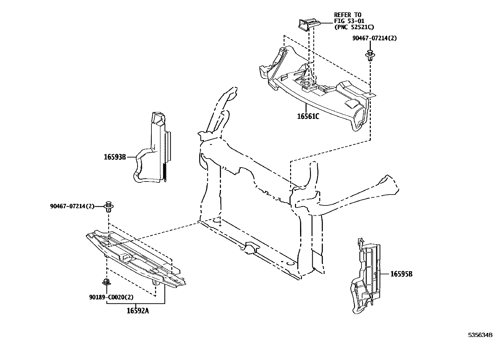 5304 — FRONT FENDER APRON & DASH PANEL