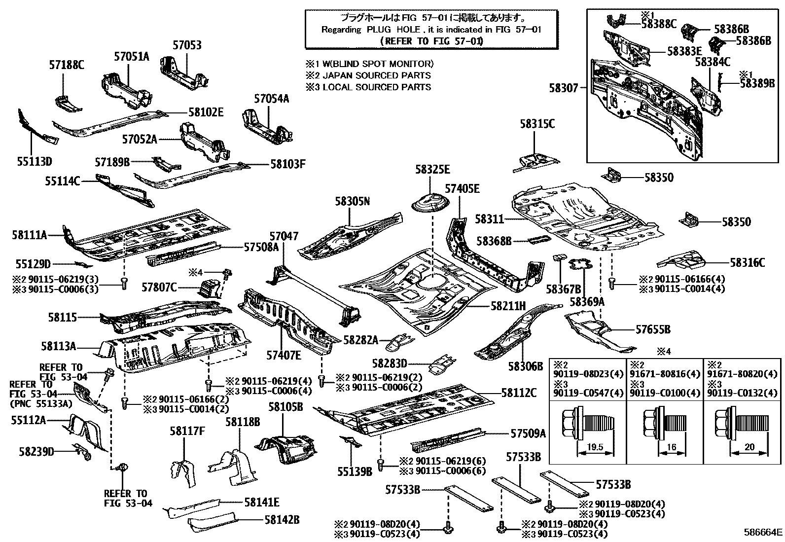 5801 — FLOOR PAN & LOWER BACK PANEL