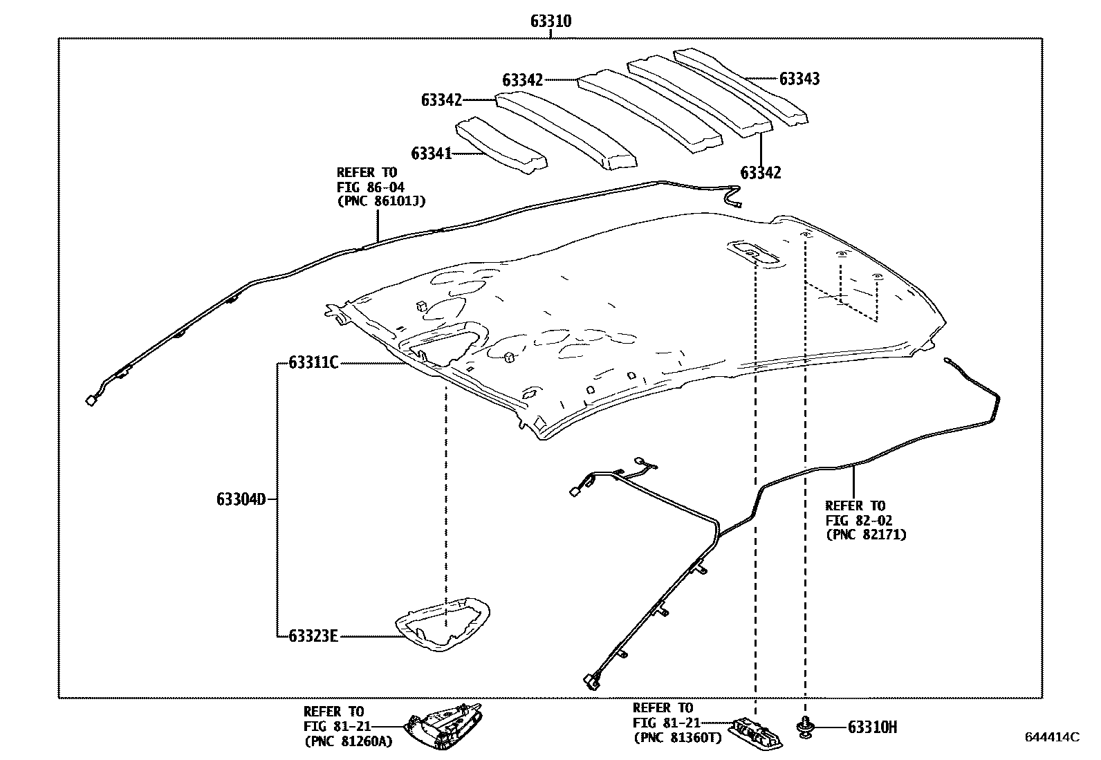 6402 — ROOF HEADLINING & SILENCER PAD