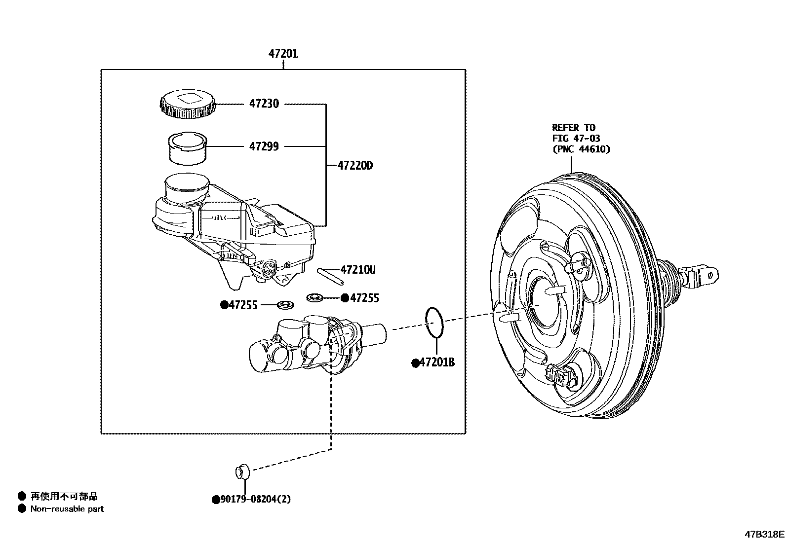 4702 — BRAKE MASTER CYLINDER
