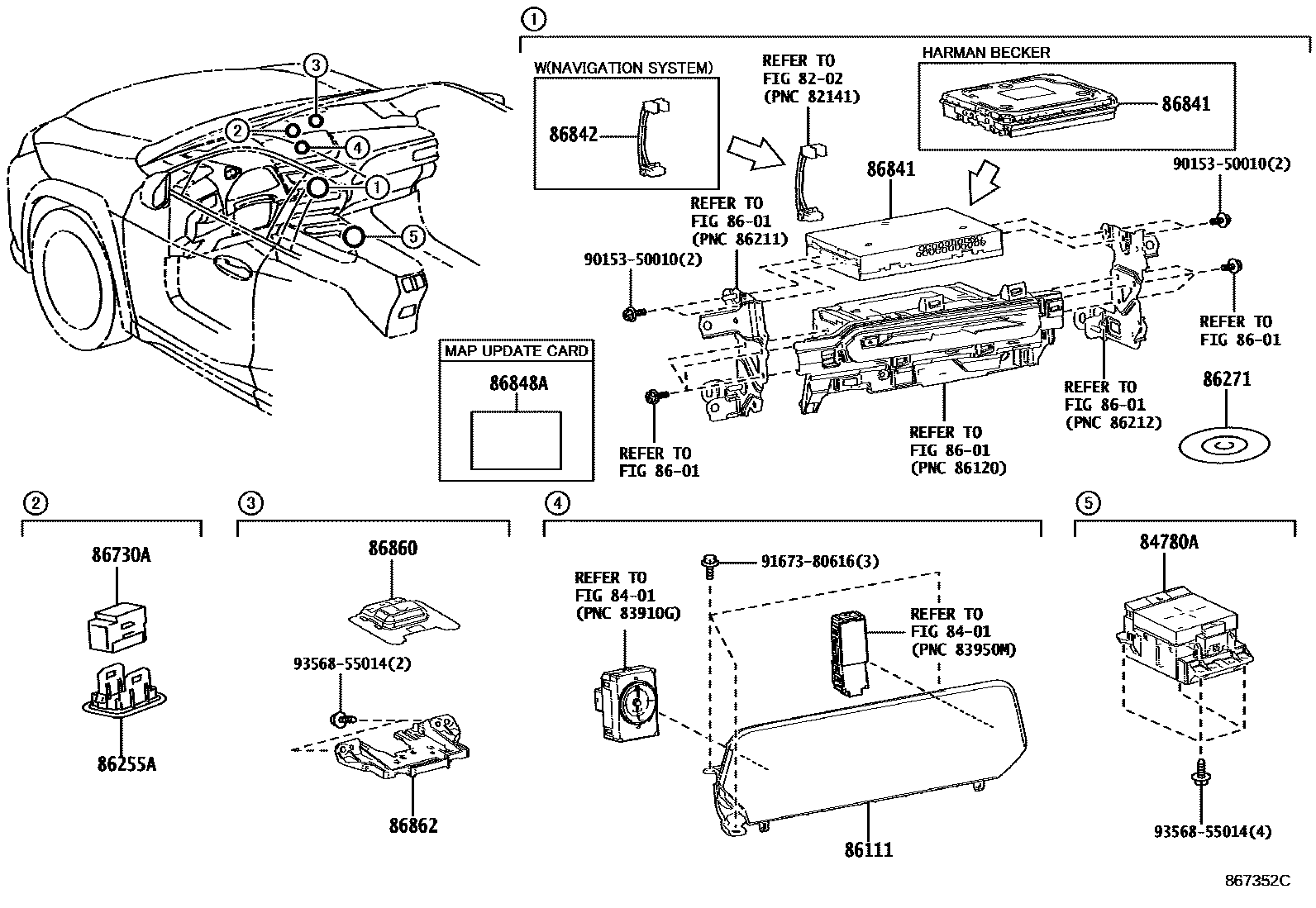 8603 — NAVIGATION & FRONT MONITOR DISPLAY