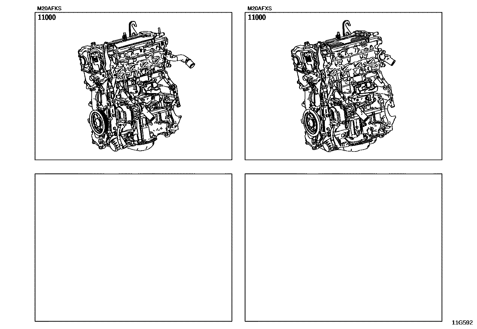 1101 — PARTIAL ENGINE ASSEMBLY