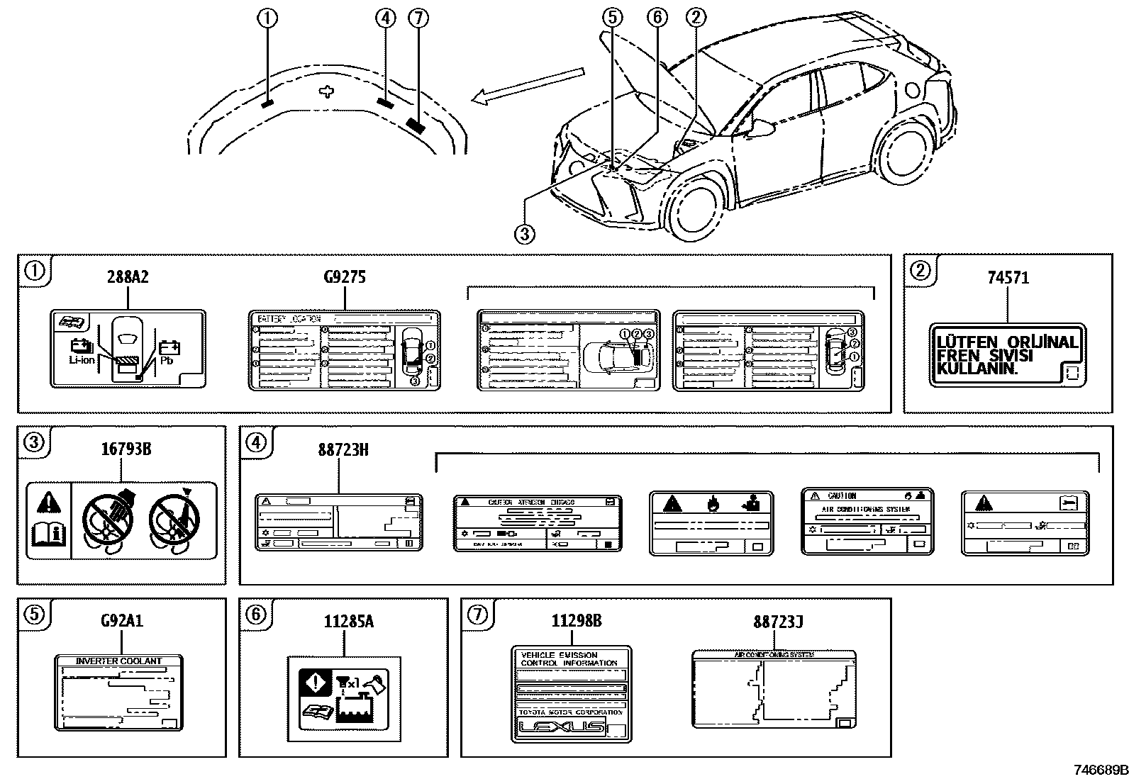 7403 — CAUTION PLATE (EXTERIOR & INTERIOR)