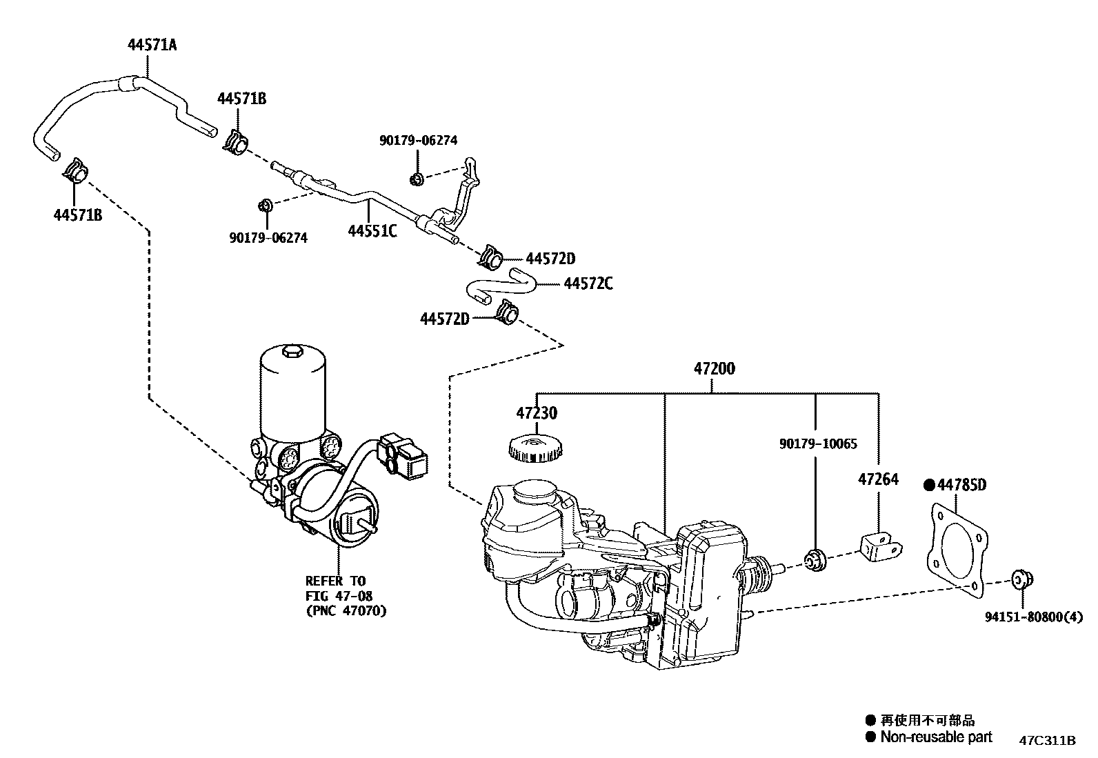4702 — BRAKE MASTER CYLINDER