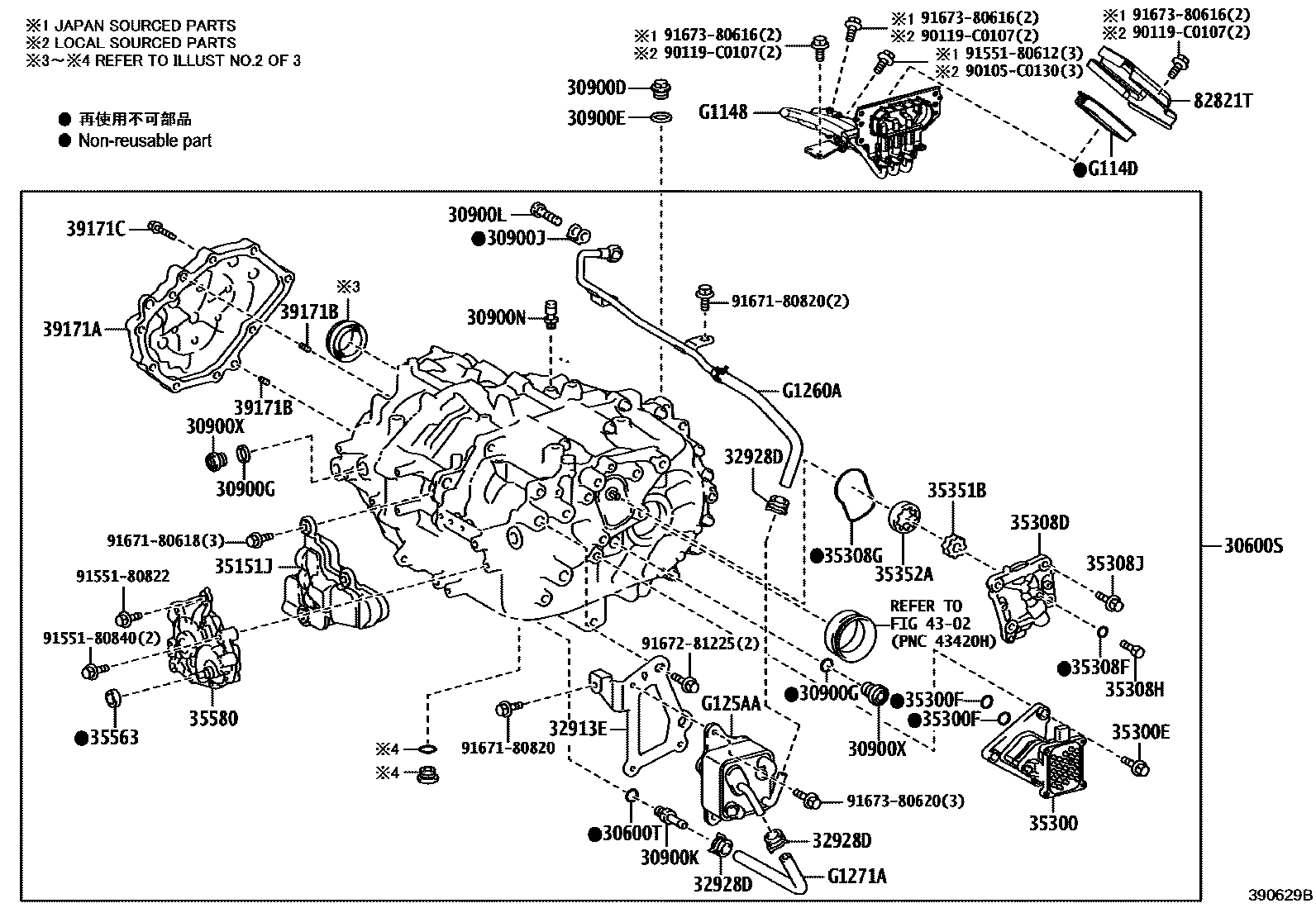 3901 — TRANSAXLE ASSY(HEV OR BEV OR FCEV)