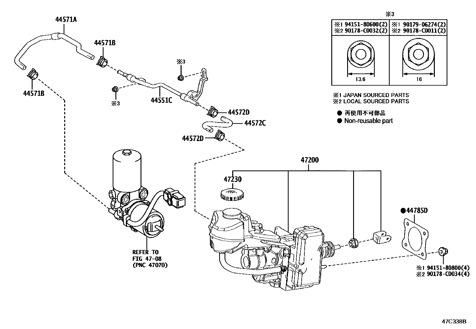4702 — BRAKE MASTER CYLINDER