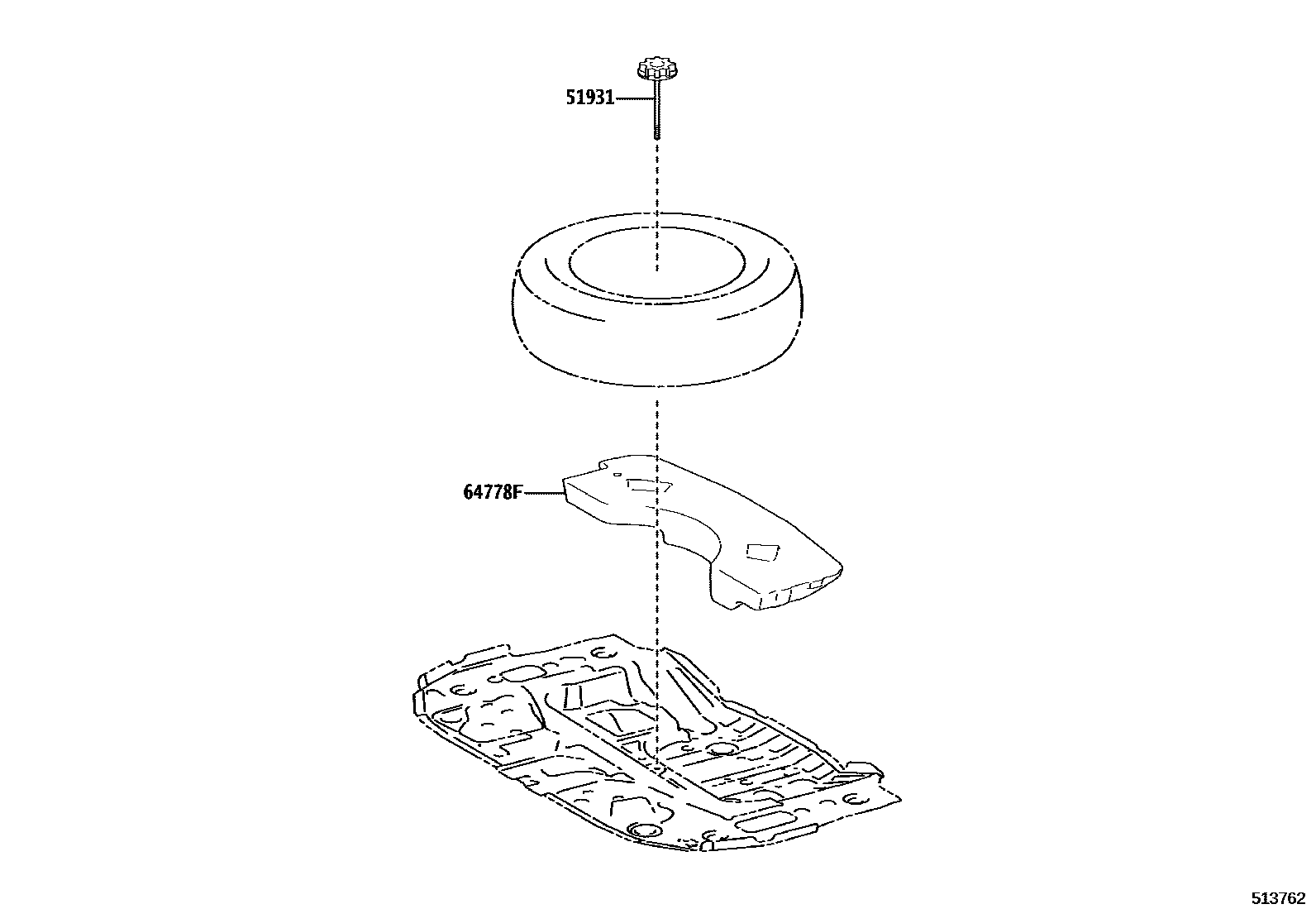 5104 — SPARE WHEEL CARRIER