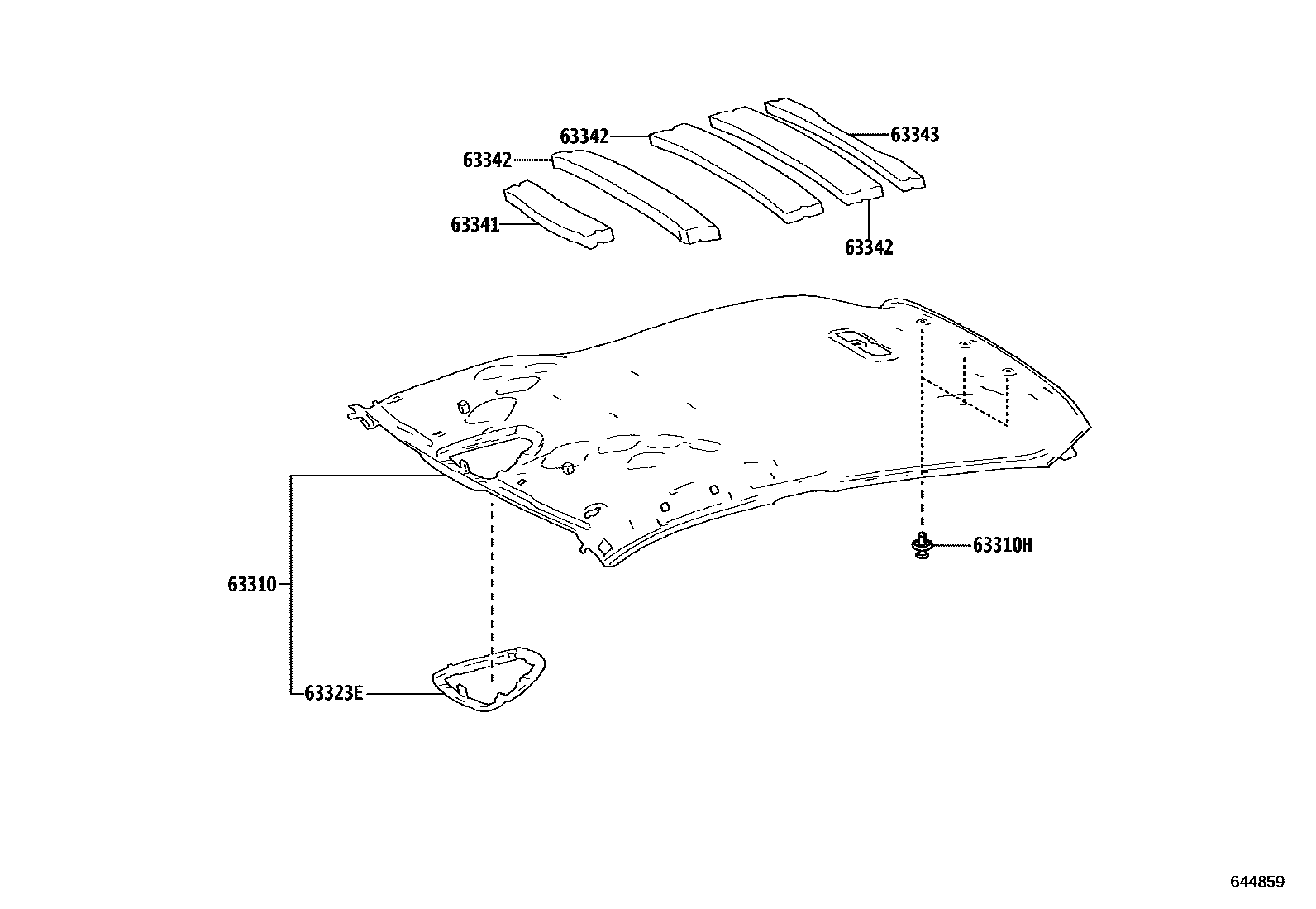 6402 — ROOF HEADLINING & SILENCER PAD