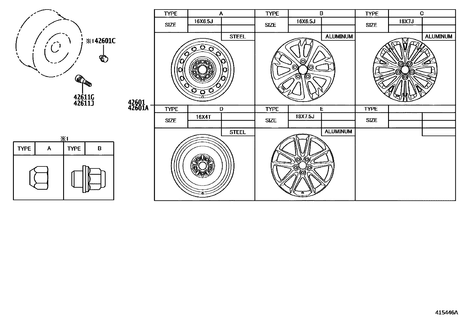 4103 — DISC WHEEL & WHEEL CAP