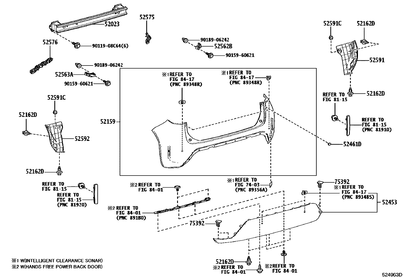 5202 — REAR BUMPER & BUMPER STAY