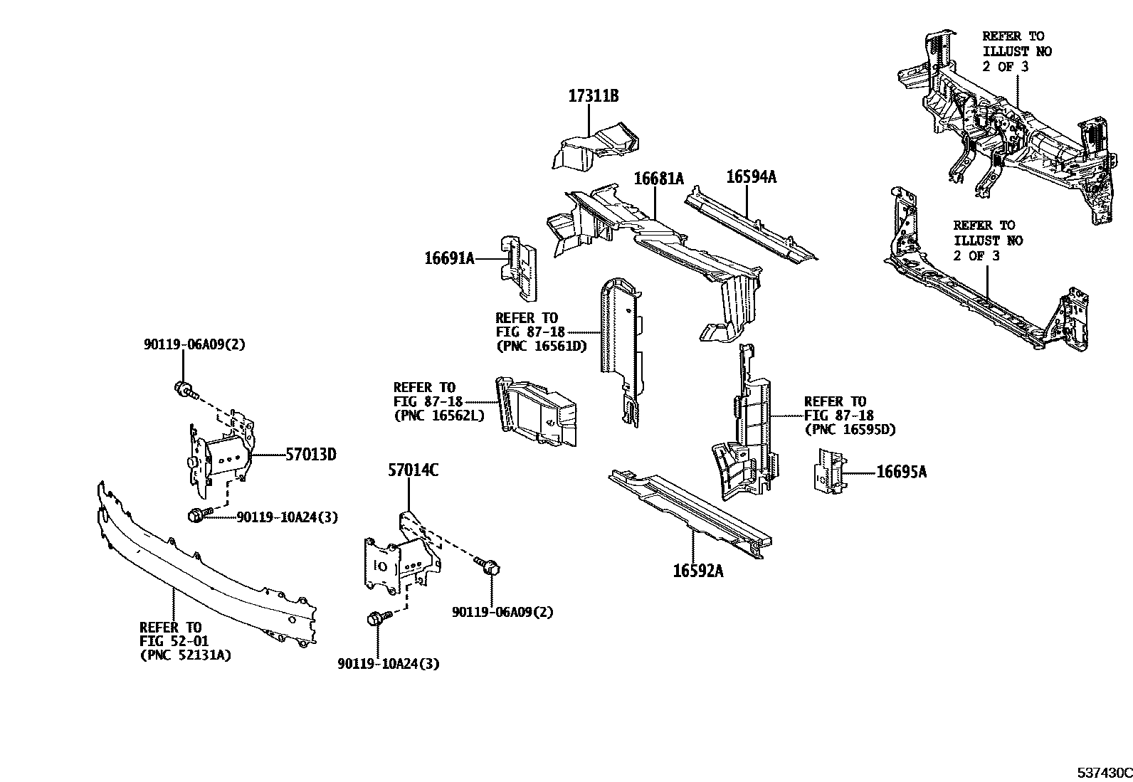 5304 — FRONT FENDER APRON & DASH PANEL