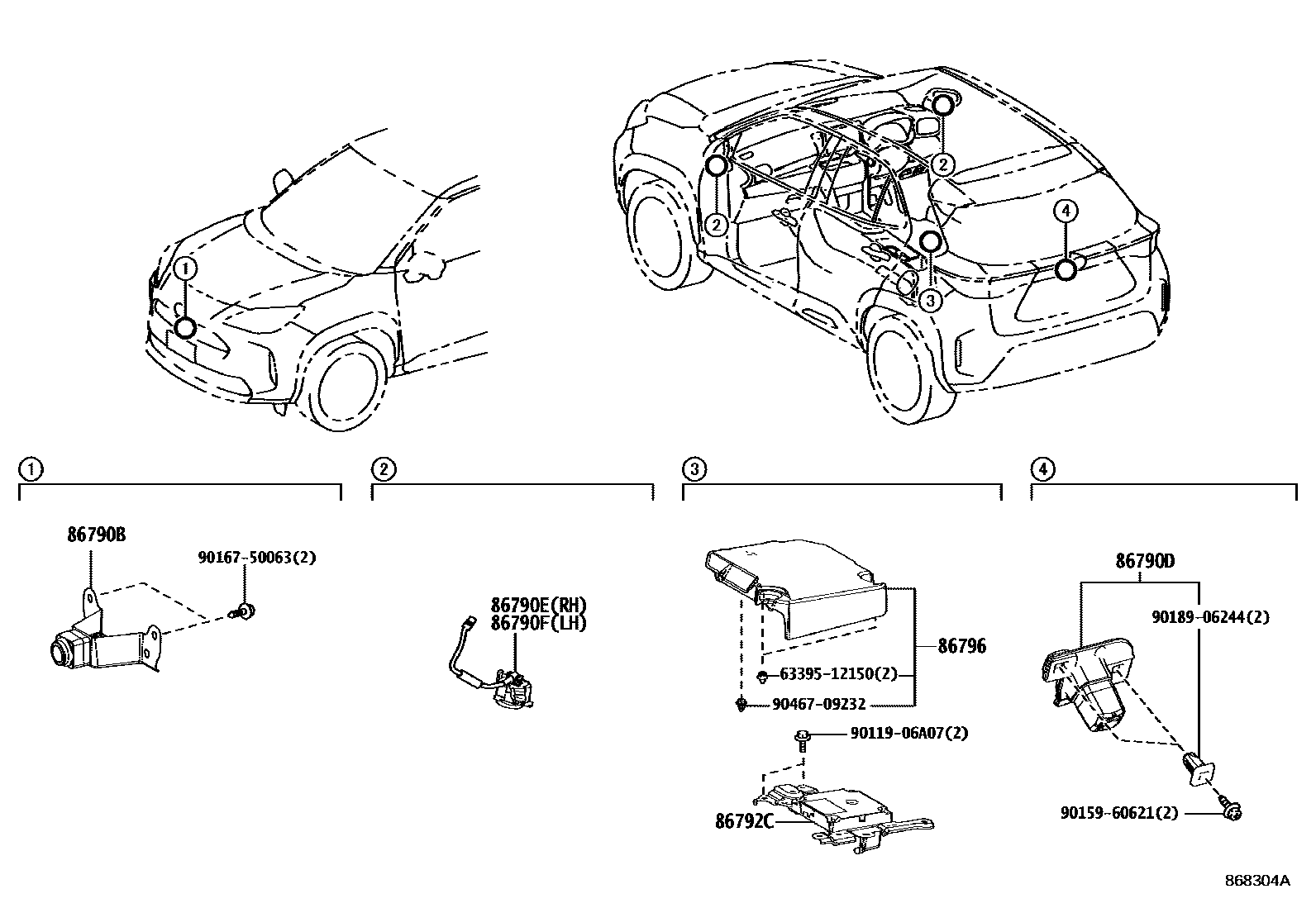 8606 — CAMERA & REAR MONITOR DISPLAY