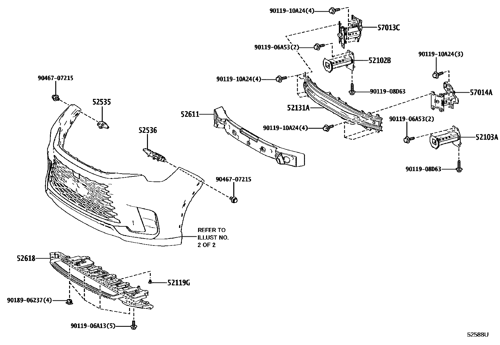 5201 — FRONT BUMPER & BUMPER STAY