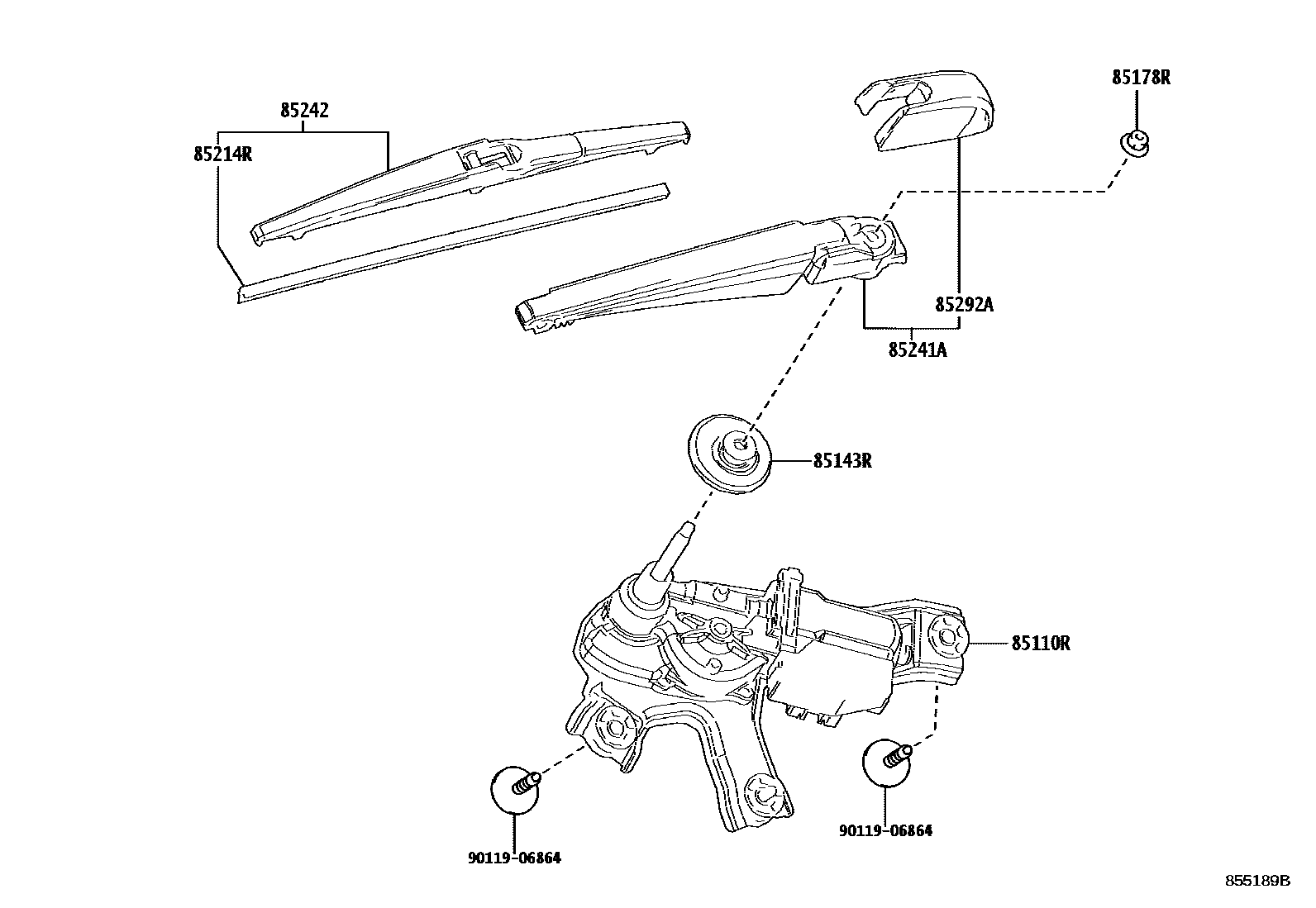 8502 — REAR WIPER