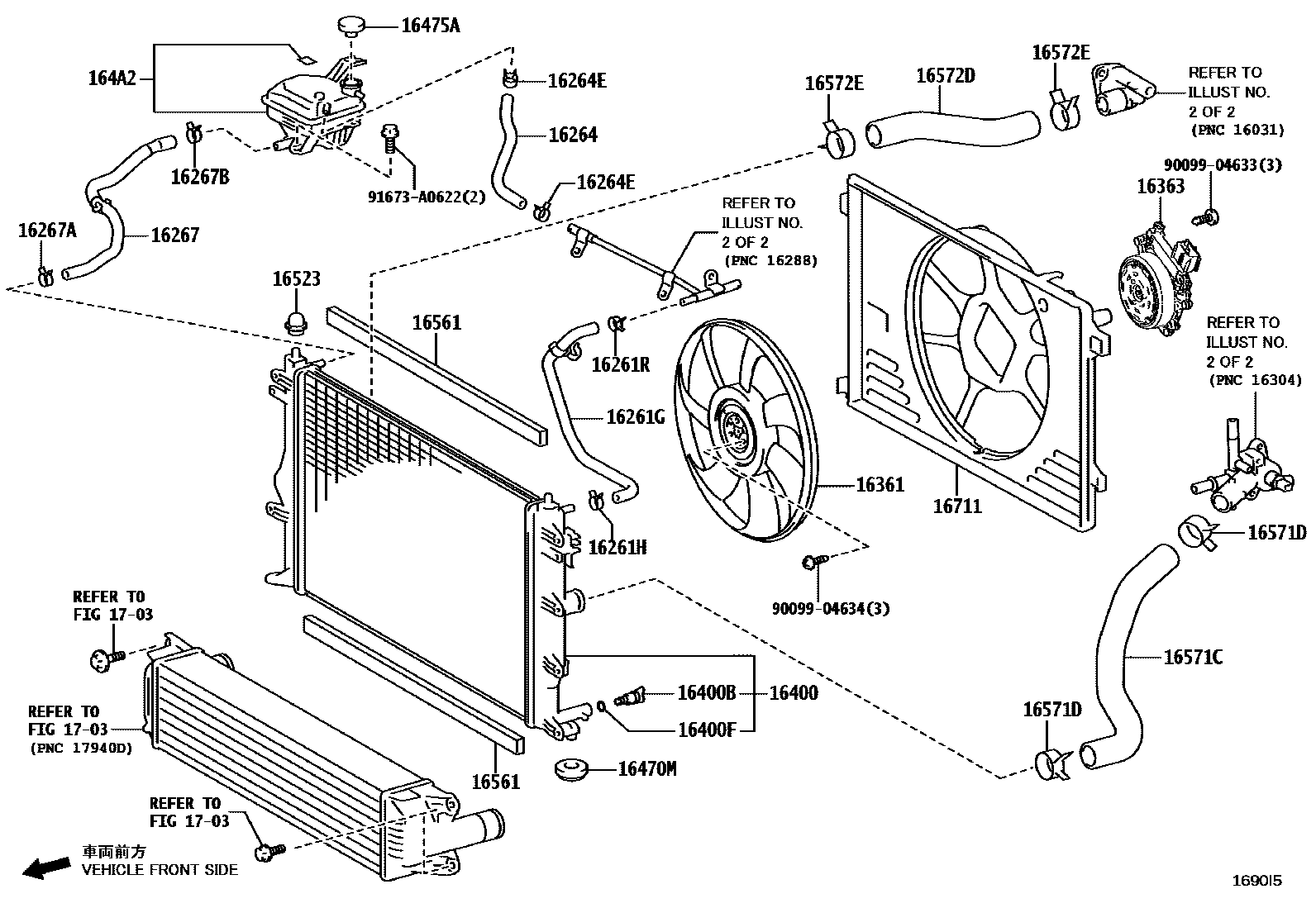 1603 — RADIATOR & WATER OUTLET
