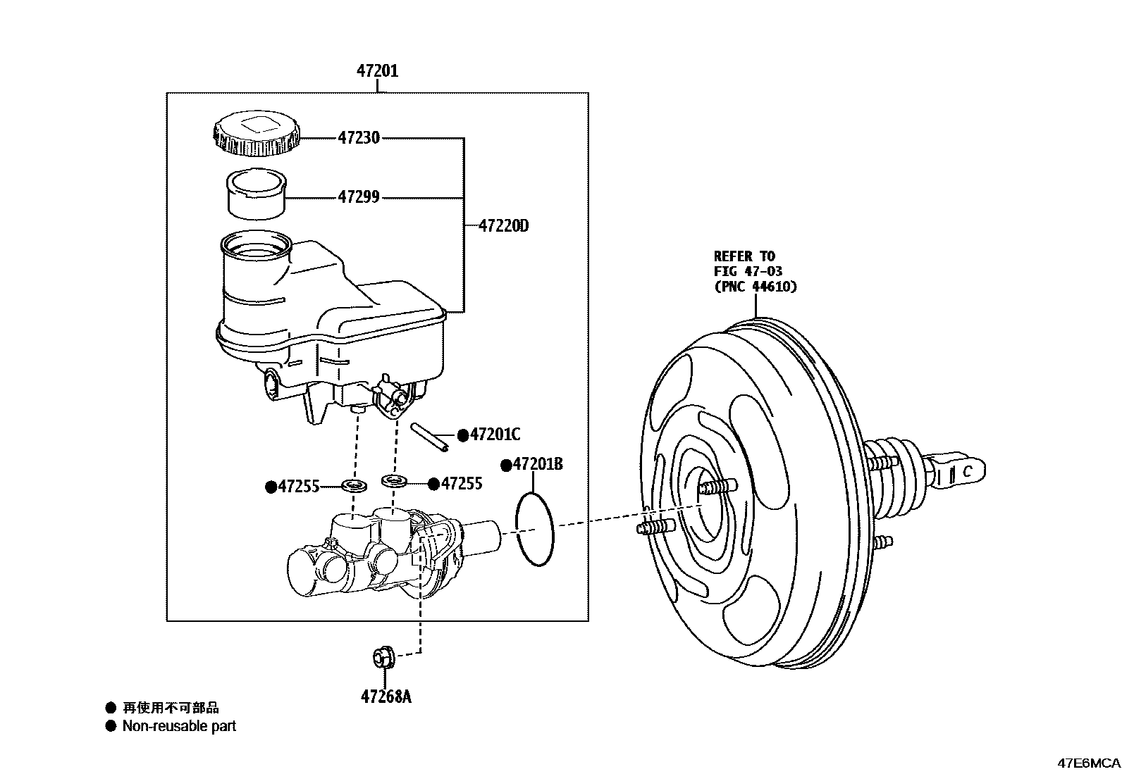 4702 — BRAKE MASTER CYLINDER