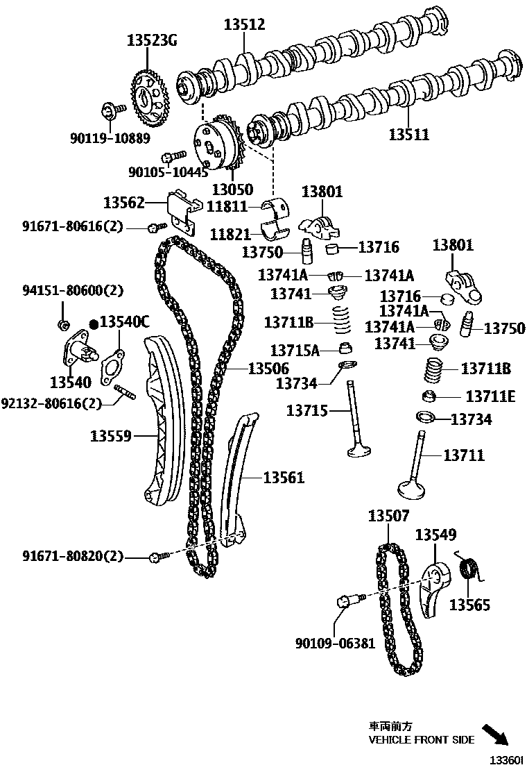 1302 — CAMSHAFT & VALVE