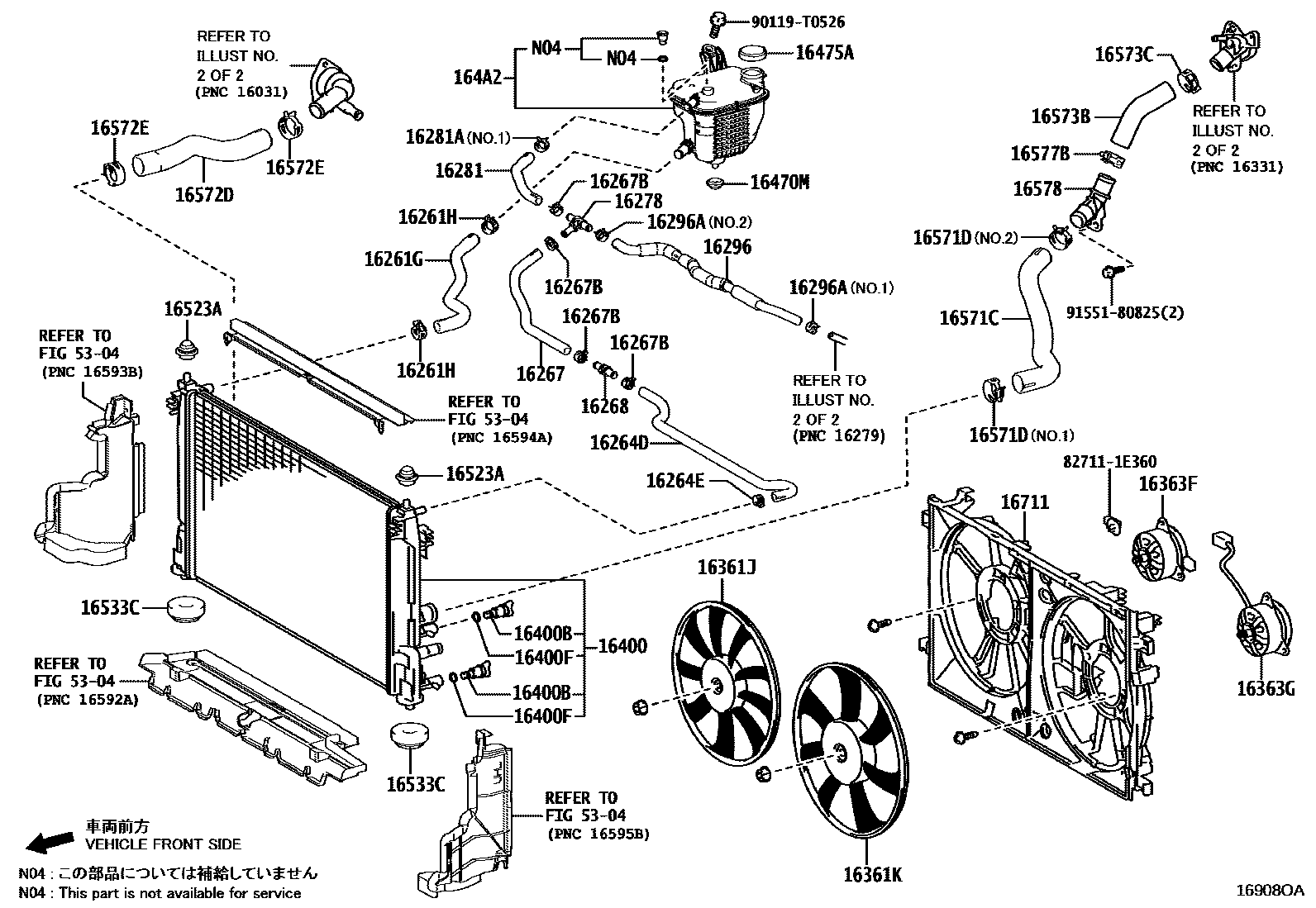 1603 — RADIATOR & WATER OUTLET