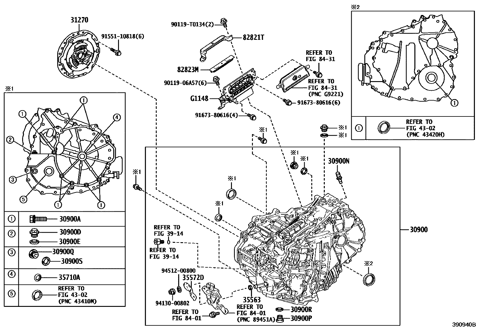 3901 — TRANSAXLE ASSY(HEV OR BEV OR FCEV)