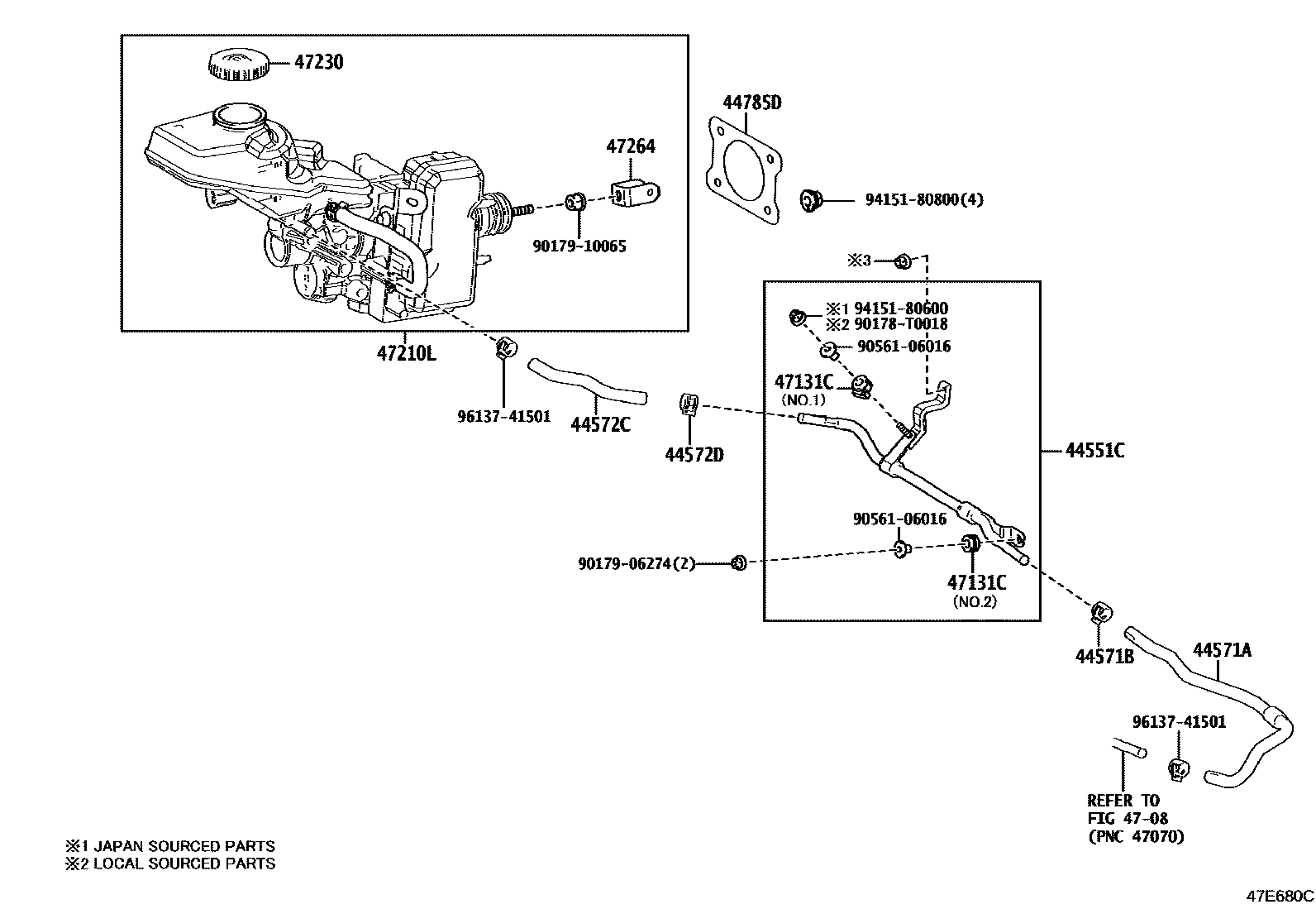 4702 — BRAKE MASTER CYLINDER
