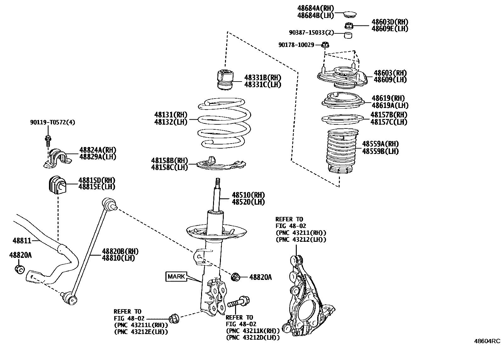 4803 — FRONT SPRING & SHOCK ABSORBER