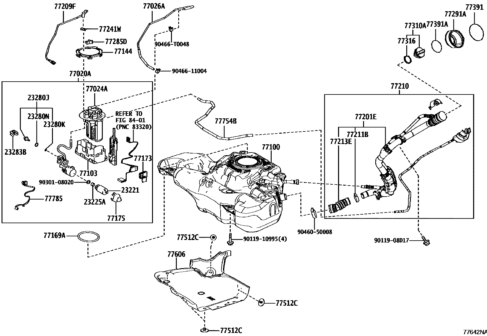 7701 — FUEL TANK & TUBE