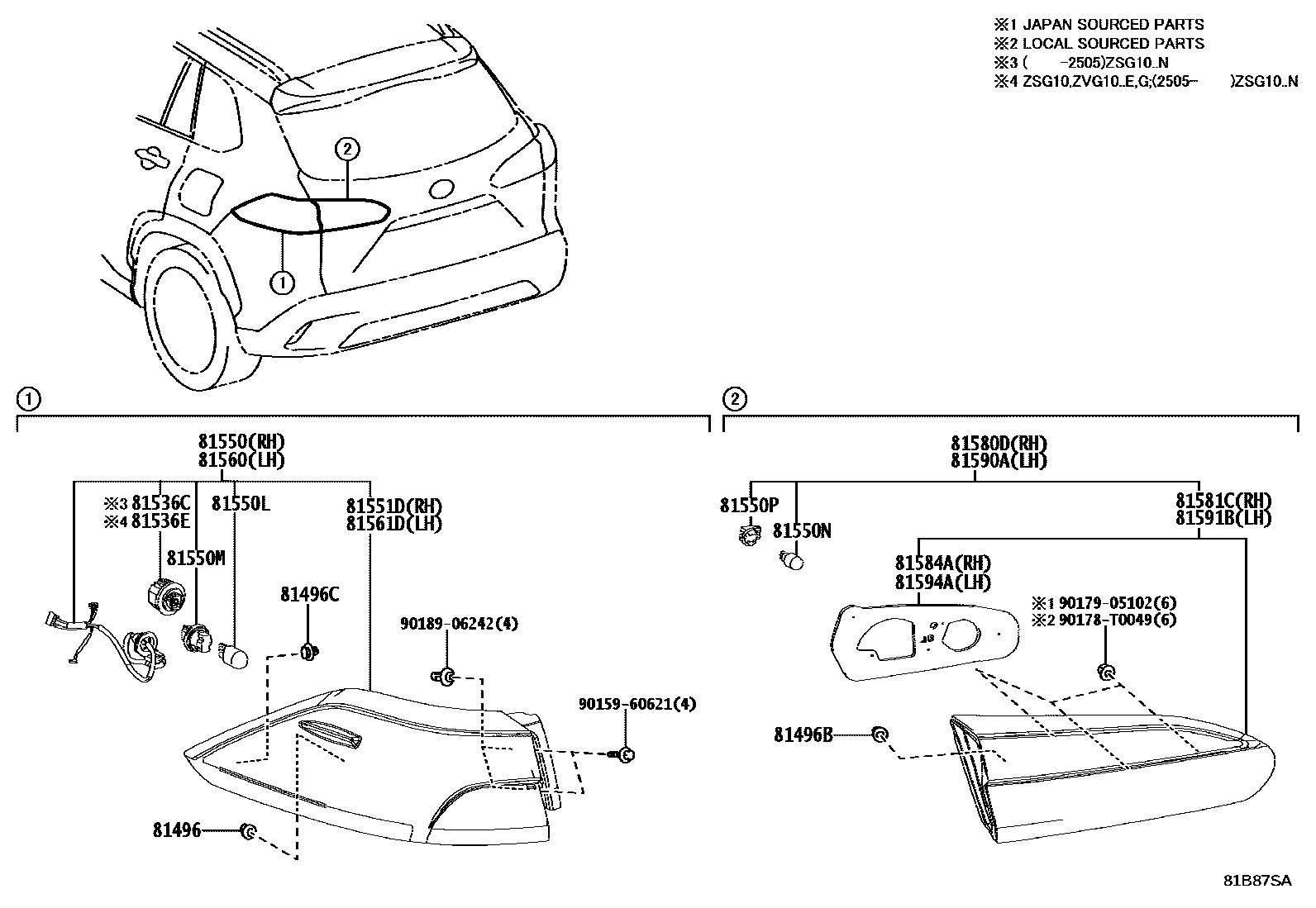 8111 — REAR COMBINATION LAMP