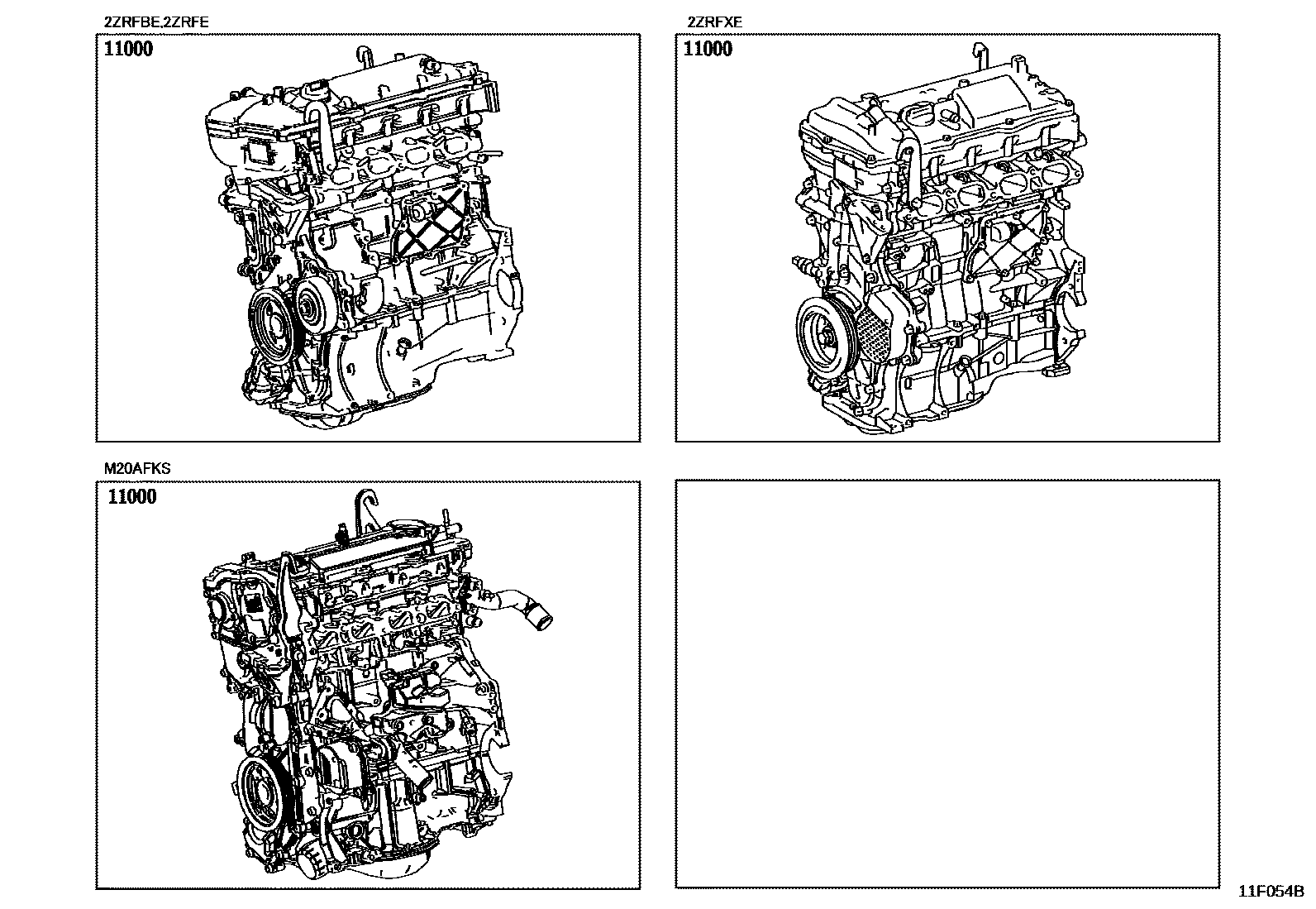 1101 — PARTIAL ENGINE ASSEMBLY
