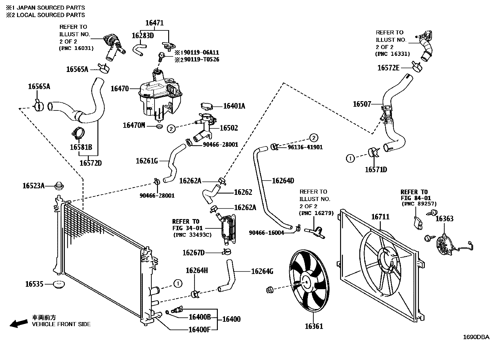 1603 — RADIATOR & WATER OUTLET