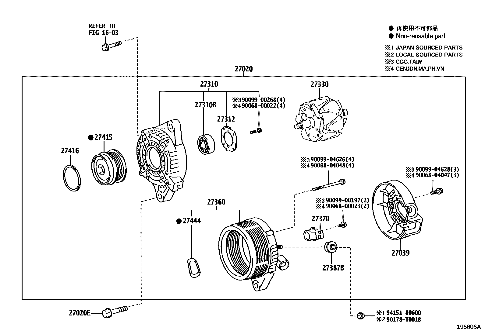 1903 — ALTERNATOR
