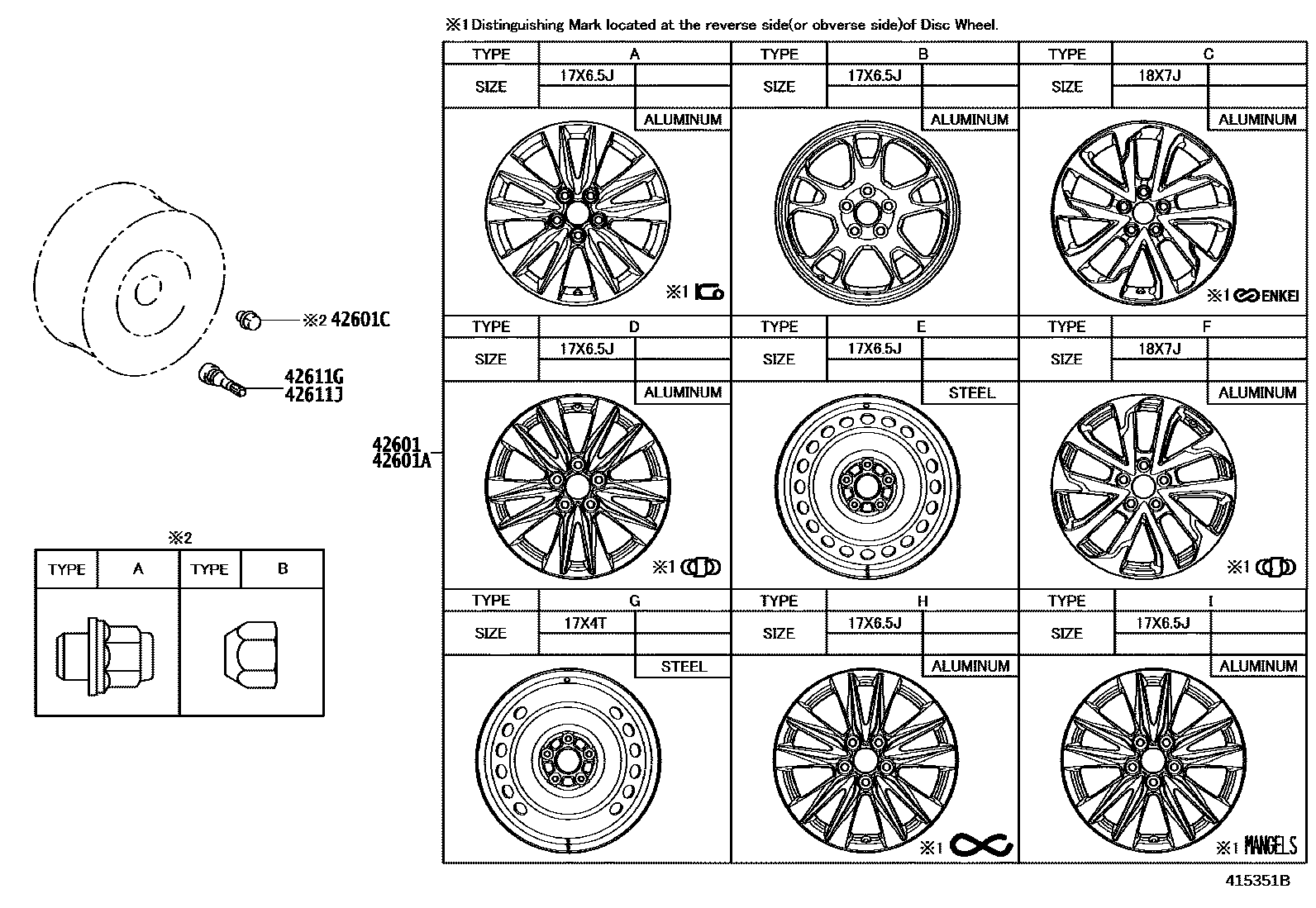 4103 — DISC WHEEL & WHEEL CAP