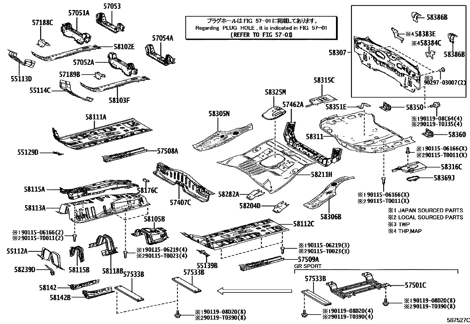 5801 — FLOOR PAN & LOWER BACK PANEL