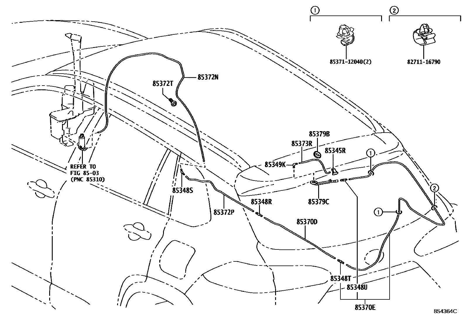 8504 — REAR WASHER