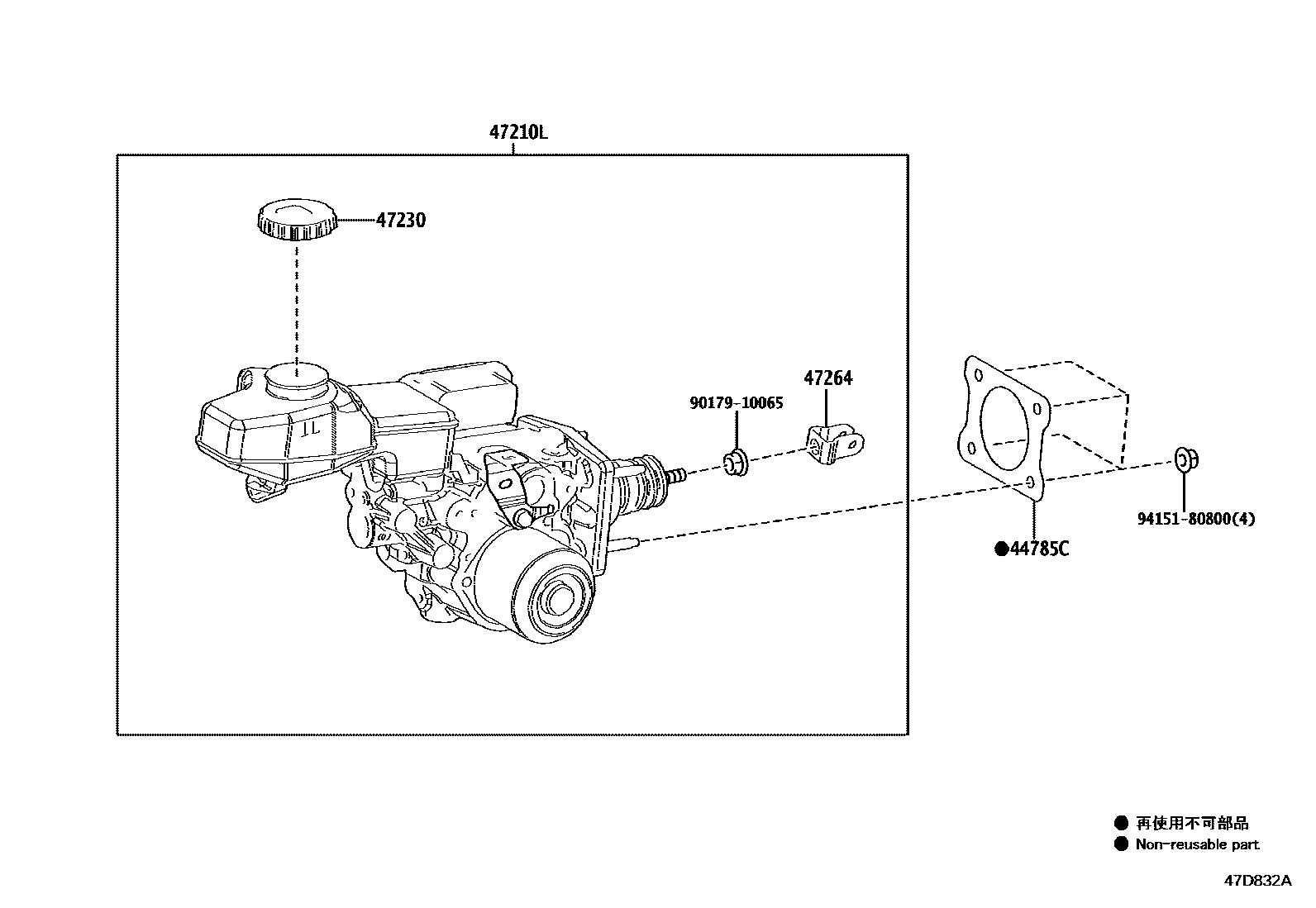 4702 — BRAKE MASTER CYLINDER