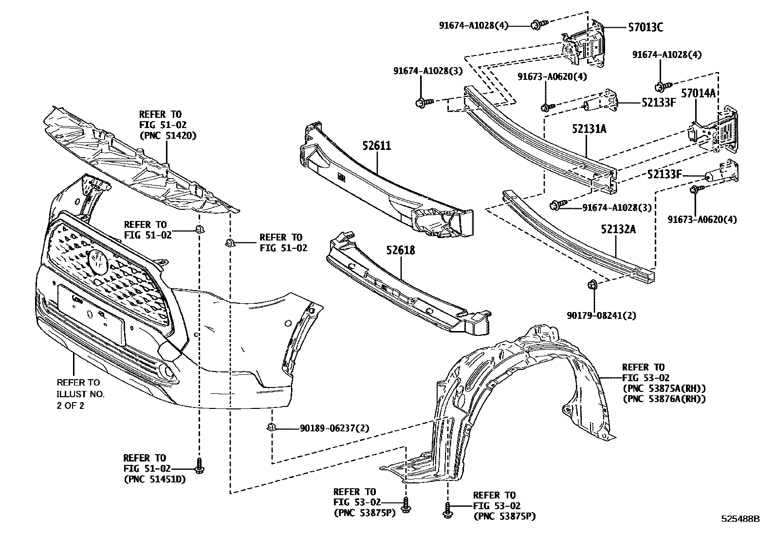 5201 — FRONT BUMPER & BUMPER STAY