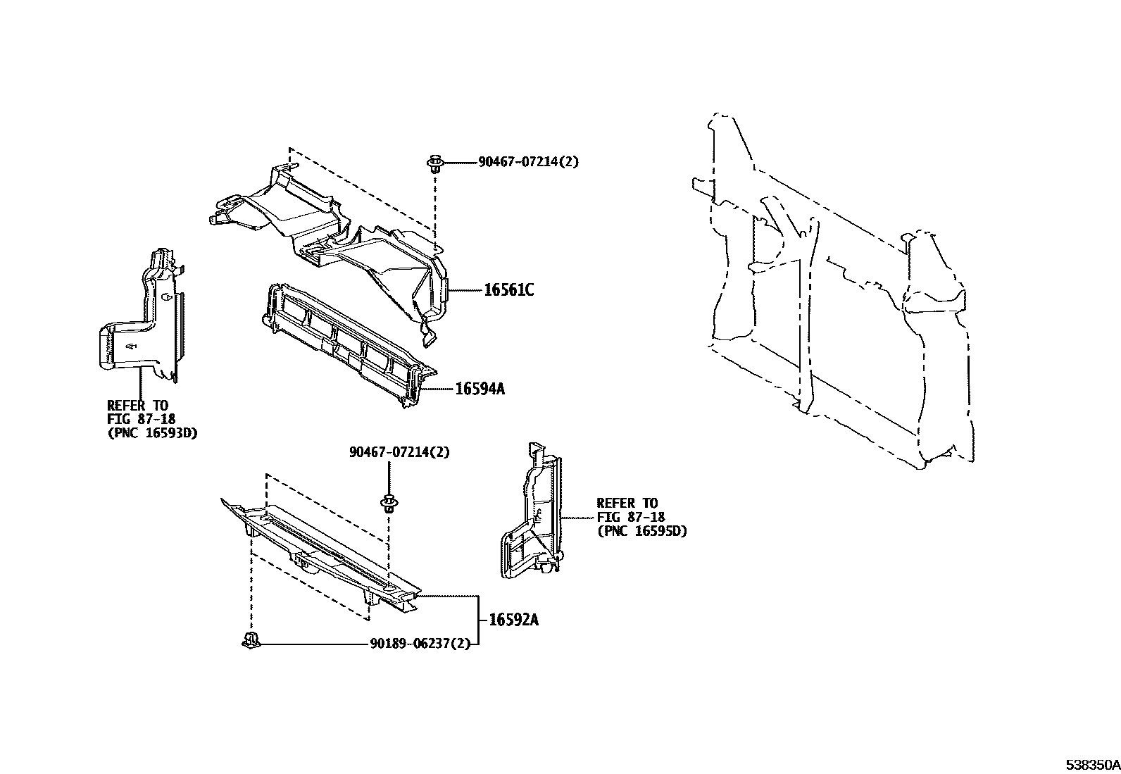 5304 — FRONT FENDER APRON & DASH PANEL